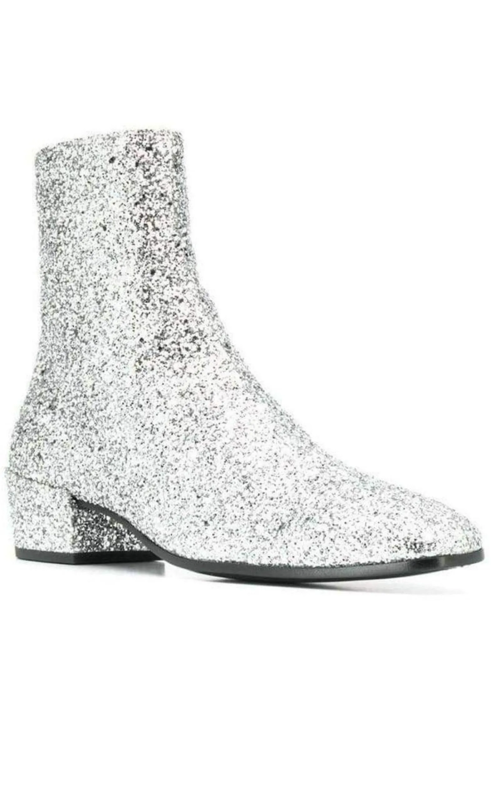 SIlver Glittler Ankle Boots sold by Runaway Catalog product image thumbnail 3
