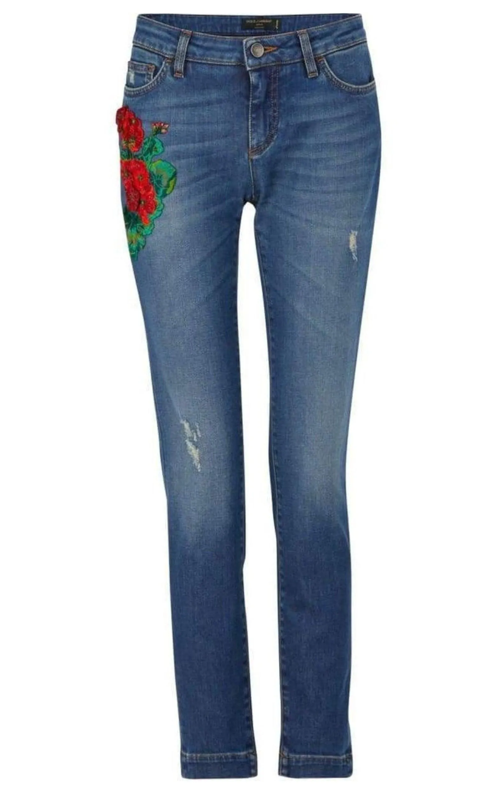 Embroidery Skinny-fit Jeans sold by Runaway Catalog