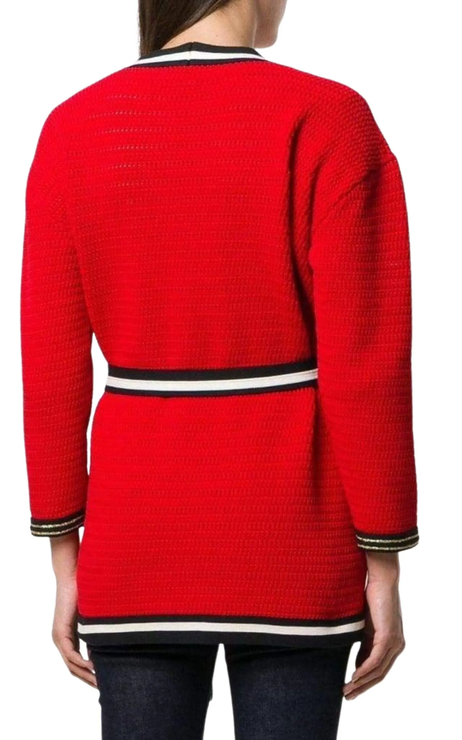 Striped Hem Cardigan Coat sold by Runaway Catalog product image thumbnail 3