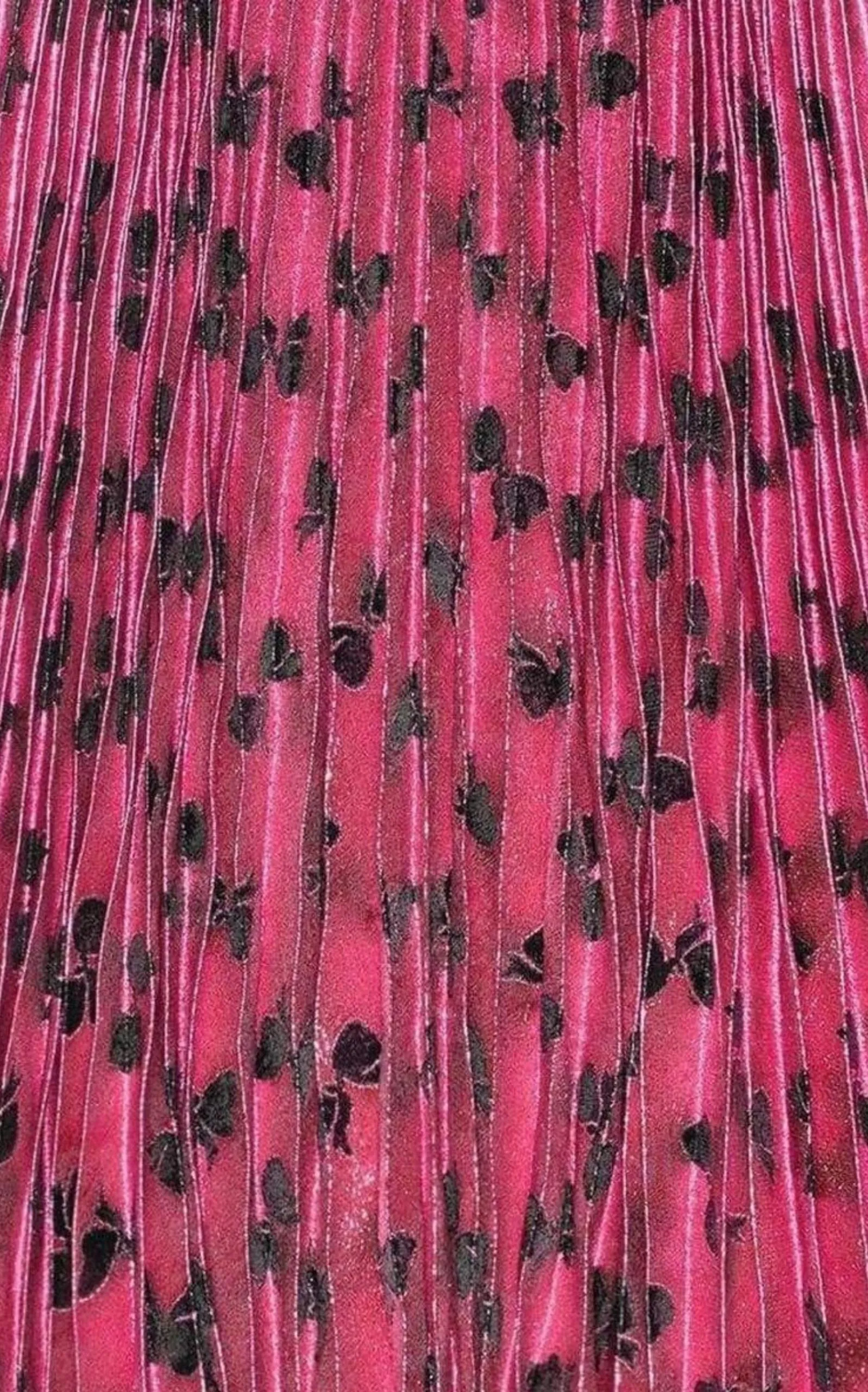 Iridescent Bow Lurex Pleated Skirt sold by Runaway Catalog product image thumbnail 5