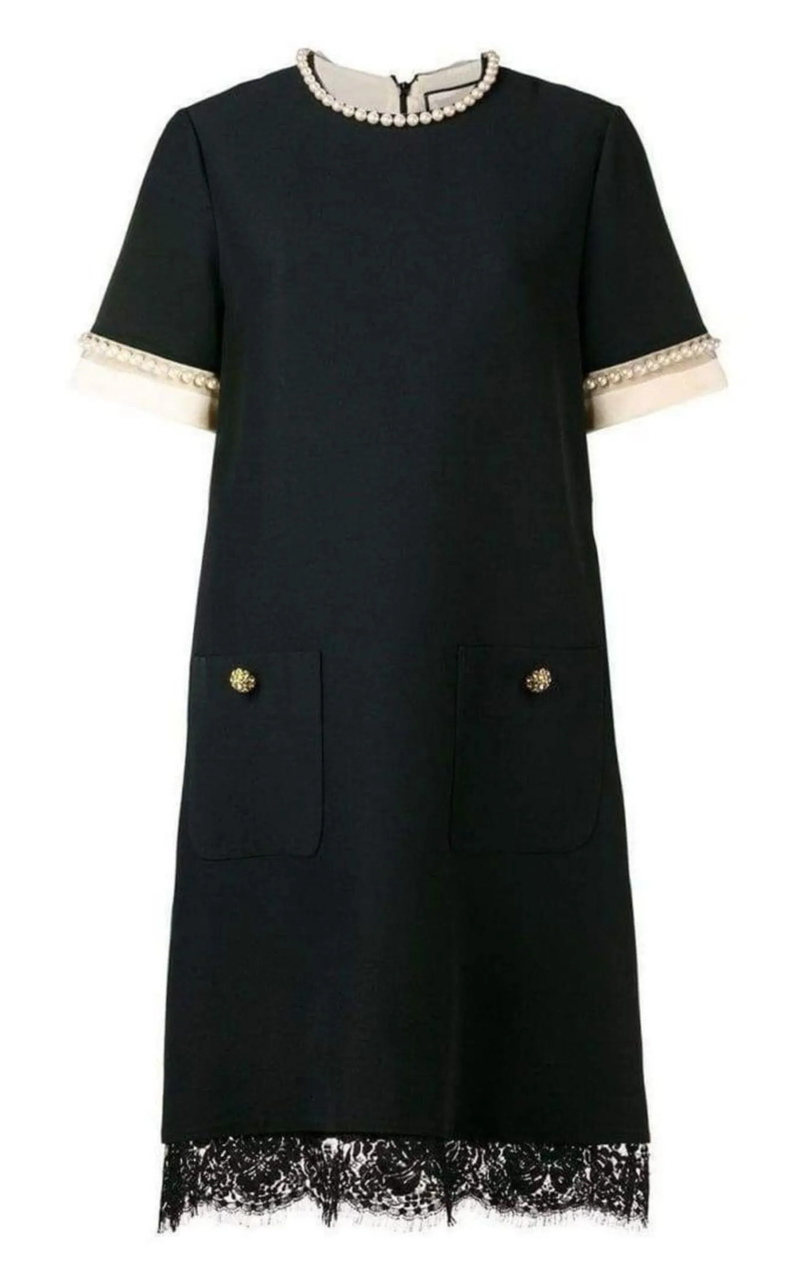 Pearl Embellished Shift Dress sold by Runaway Catalog