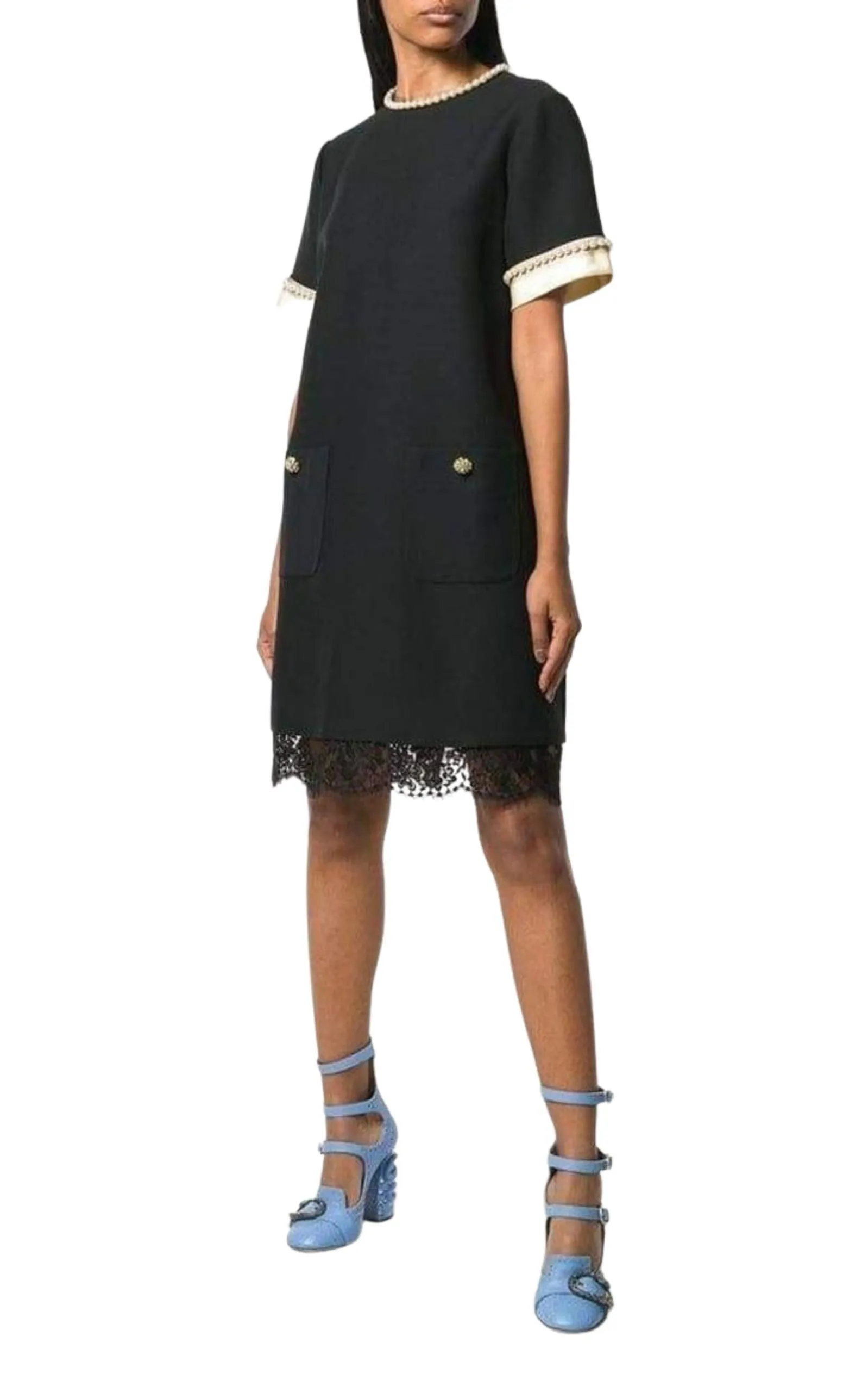 Pearl Embellished Shift Dress sold by Runaway Catalog product image thumbnail 2