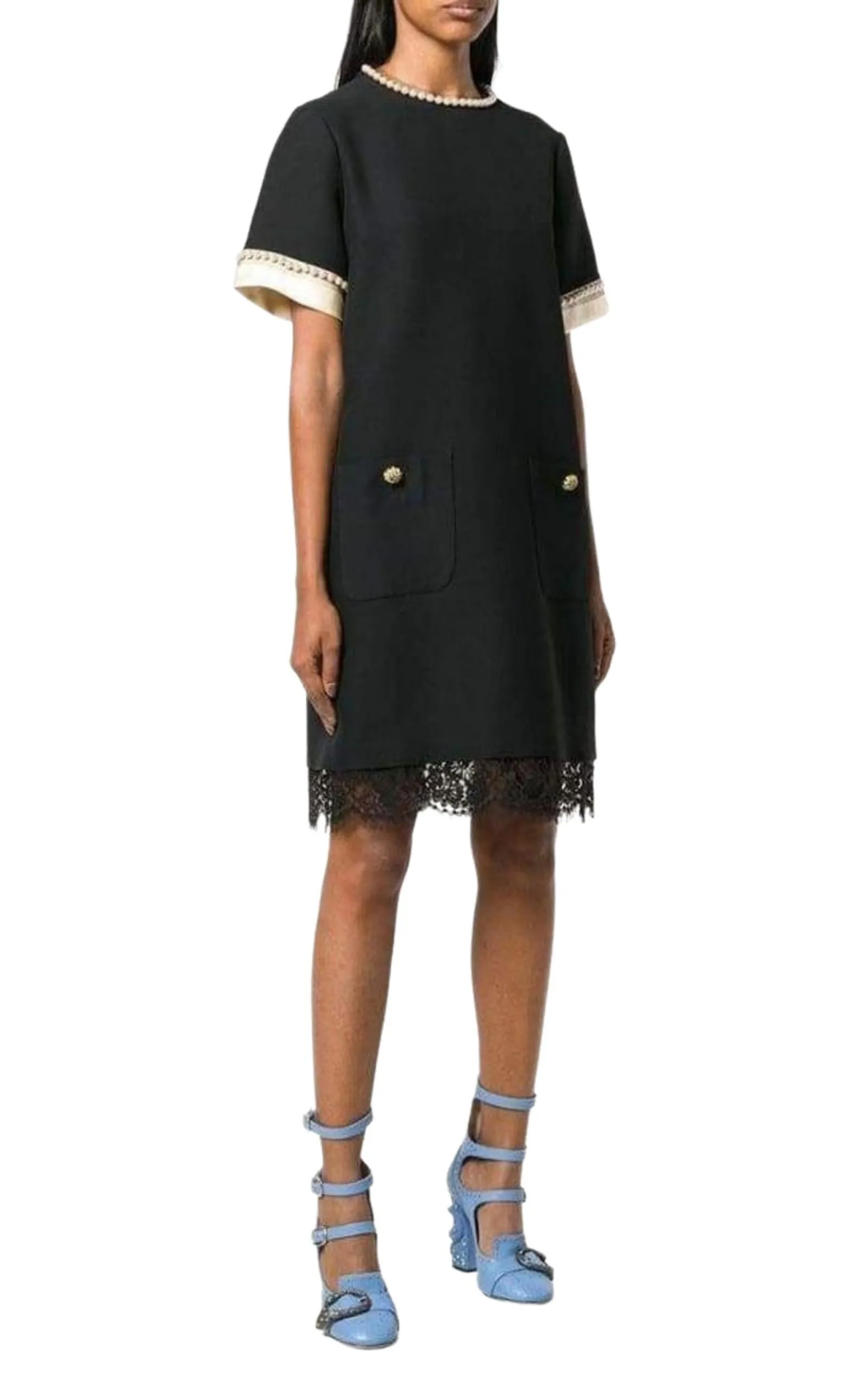 Pearl Embellished Shift Dress sold by Runaway Catalog product image thumbnail 3