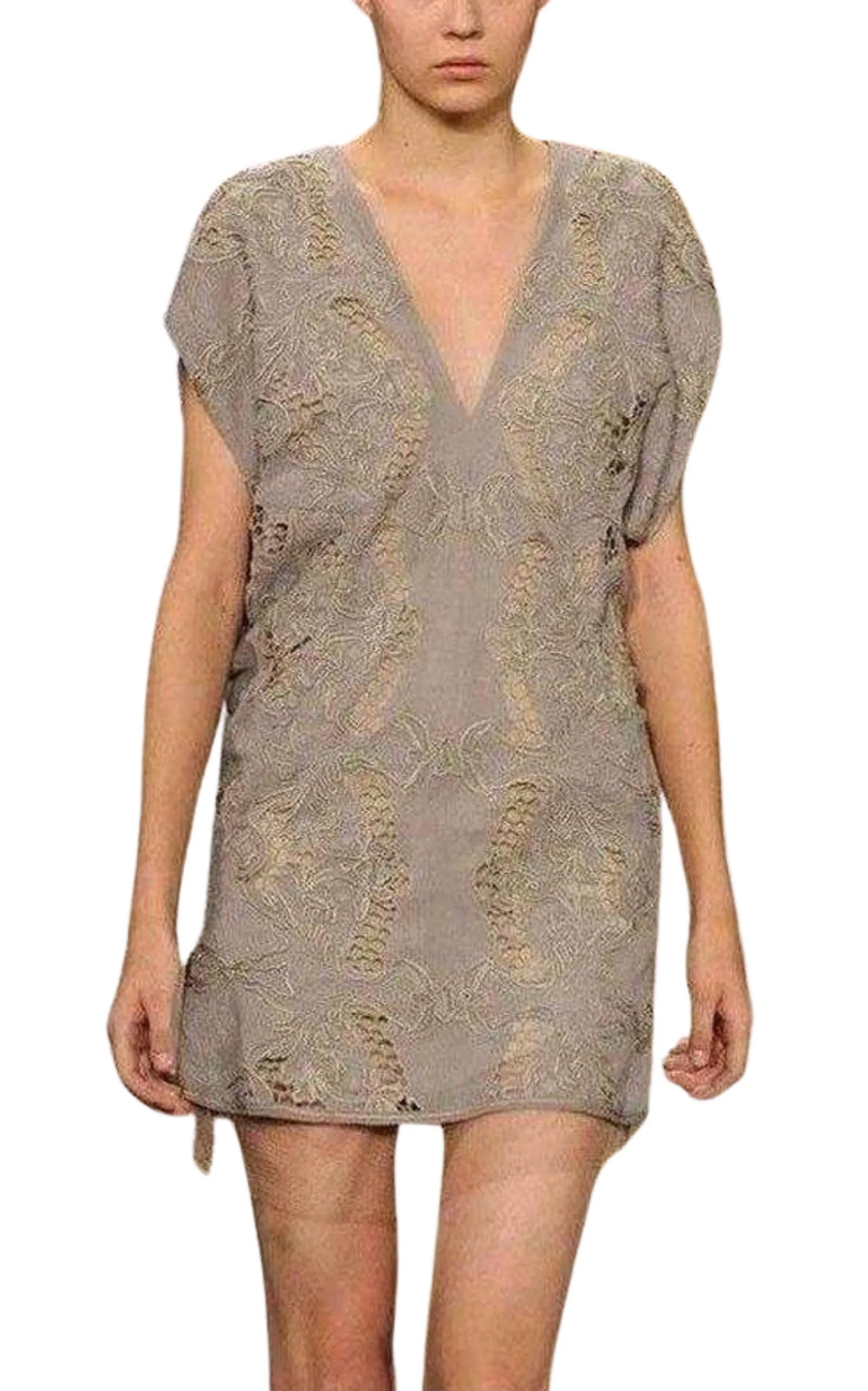 Freja Organza Lace Beige Dress sold by Runaway Catalog product image thumbnail 3