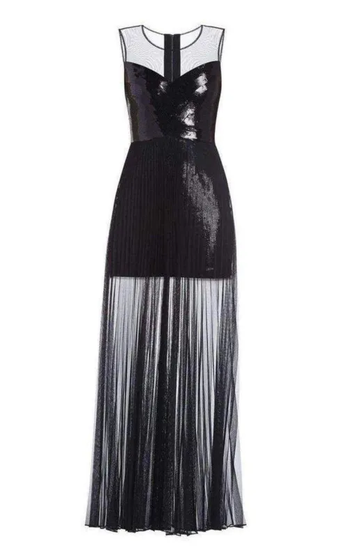 Cynthia Sequinned Detail Pleated Gown sold by Runaway Catalog