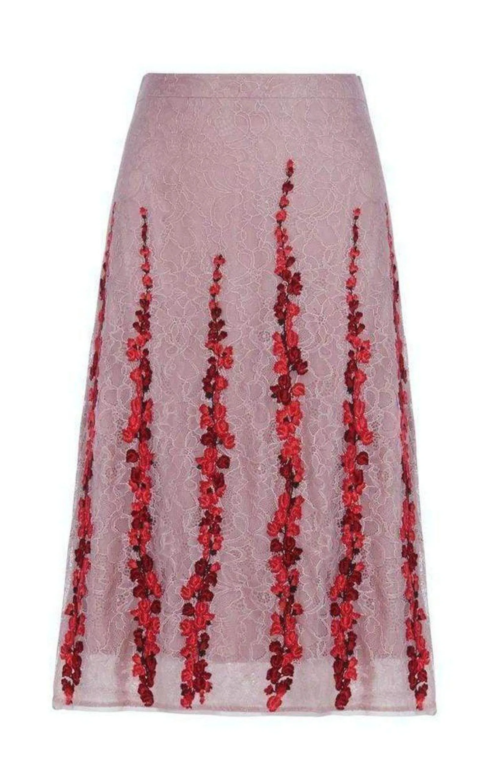 Floral Embroidered Midi Skirt sold by Runaway Catalog