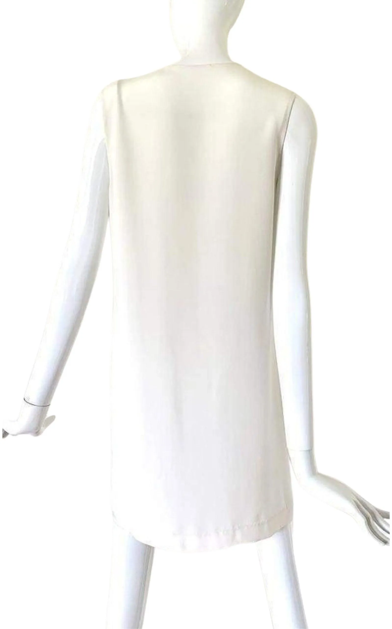 Silk Sleeveless Black and White Dress sold by Runaway Catalog product image thumbnail 3