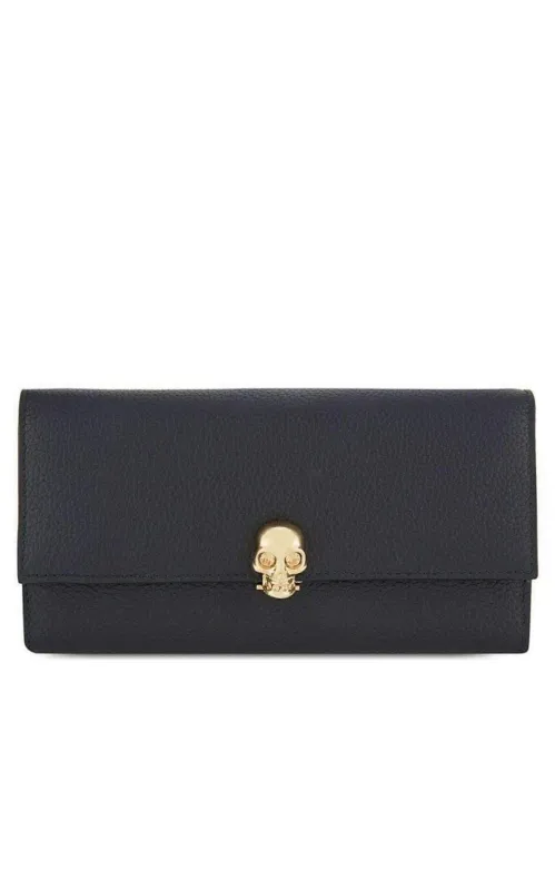 Continental Scull Leather Wallet sold by Runaway Catalog