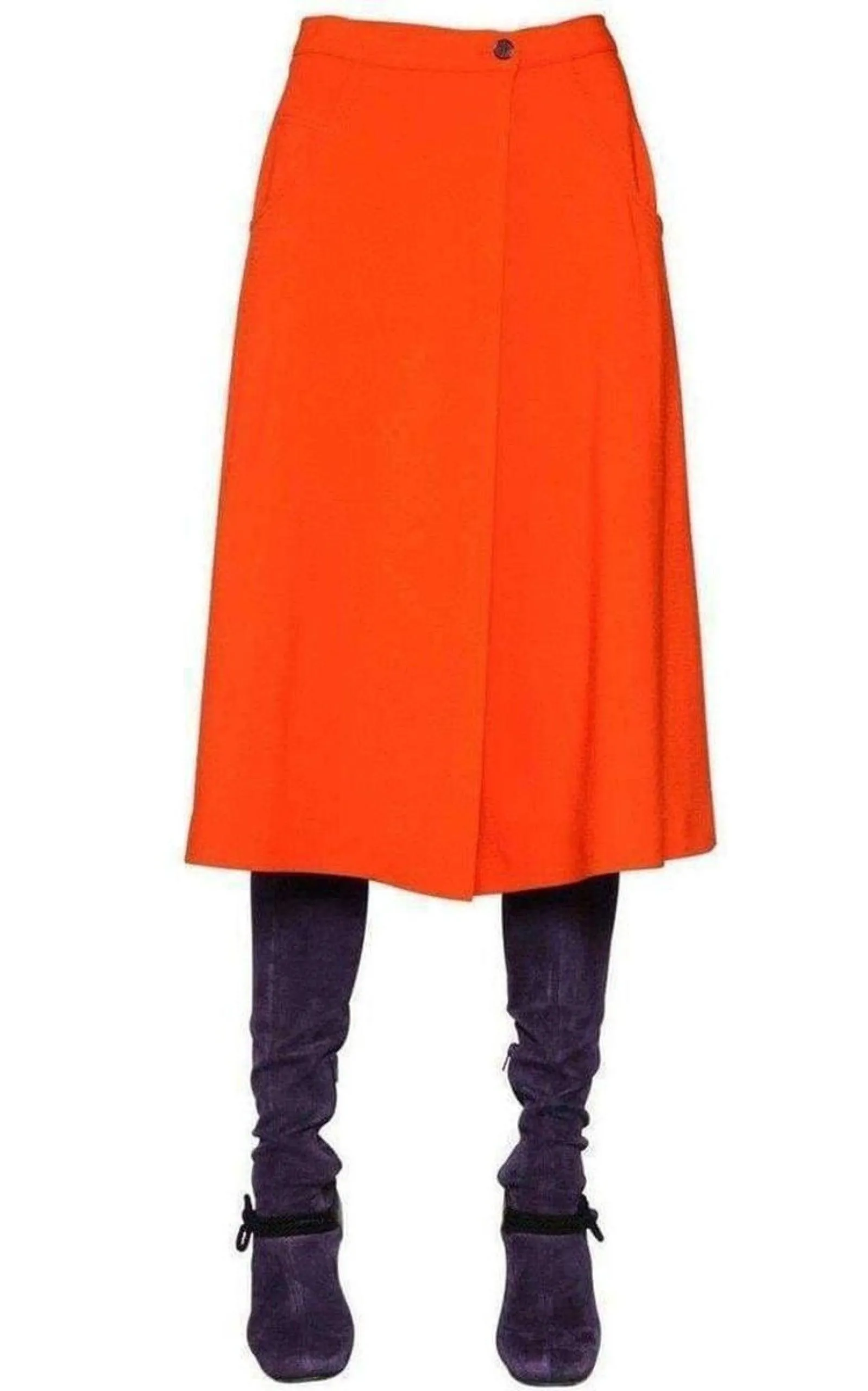 Stretch Wool Crepe Skirt Shorts sold by Runaway Catalog product image thumbnail 2