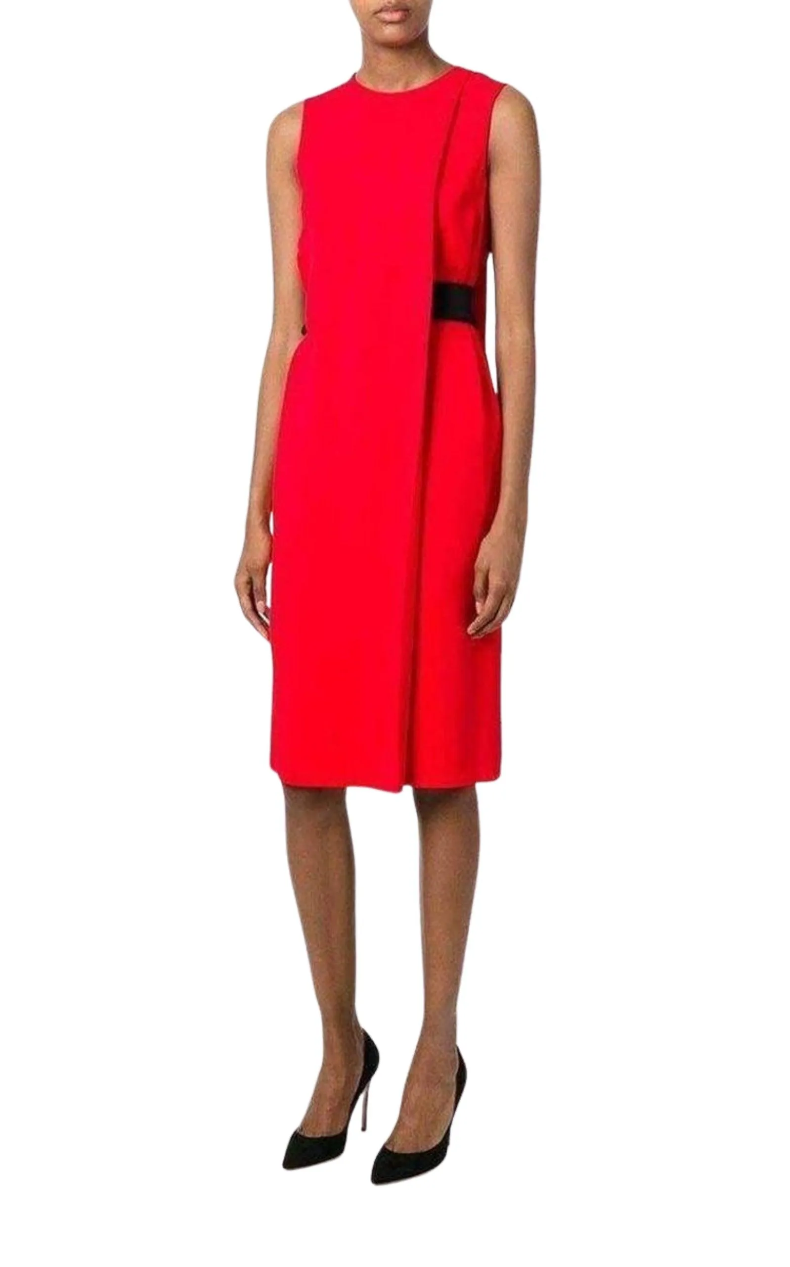 Belt Detail Red Sheath Dress sold by Runaway Catalog product image thumbnail 2