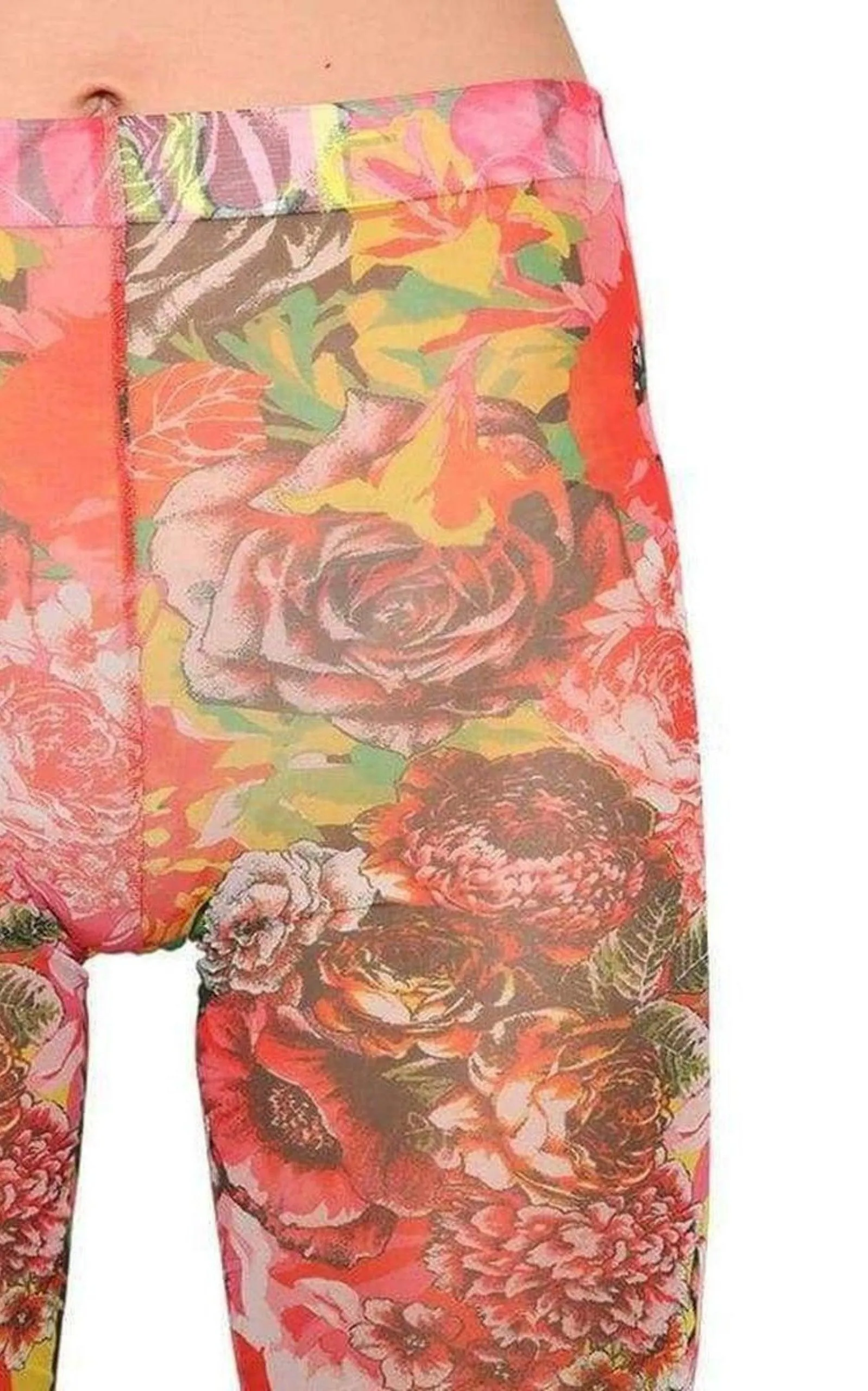 Sheer Printed Stretch Tulle Leggings sold by Runaway Catalog product image thumbnail 3