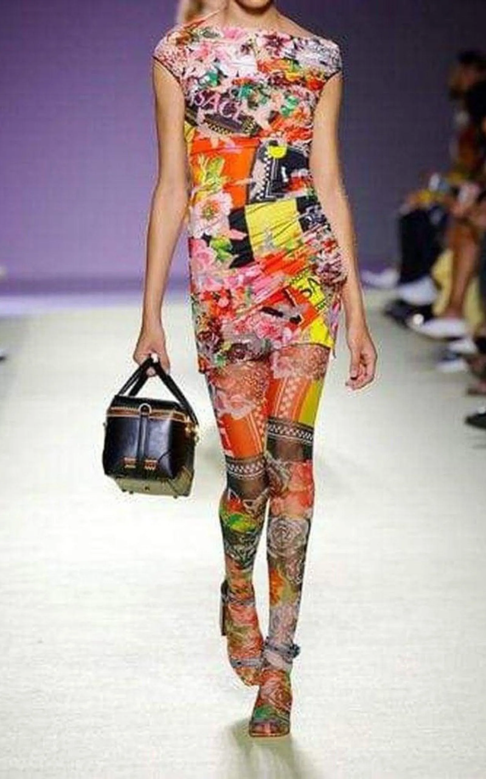 Sheer Printed Stretch Tulle Leggings sold by Runaway Catalog product image thumbnail 4