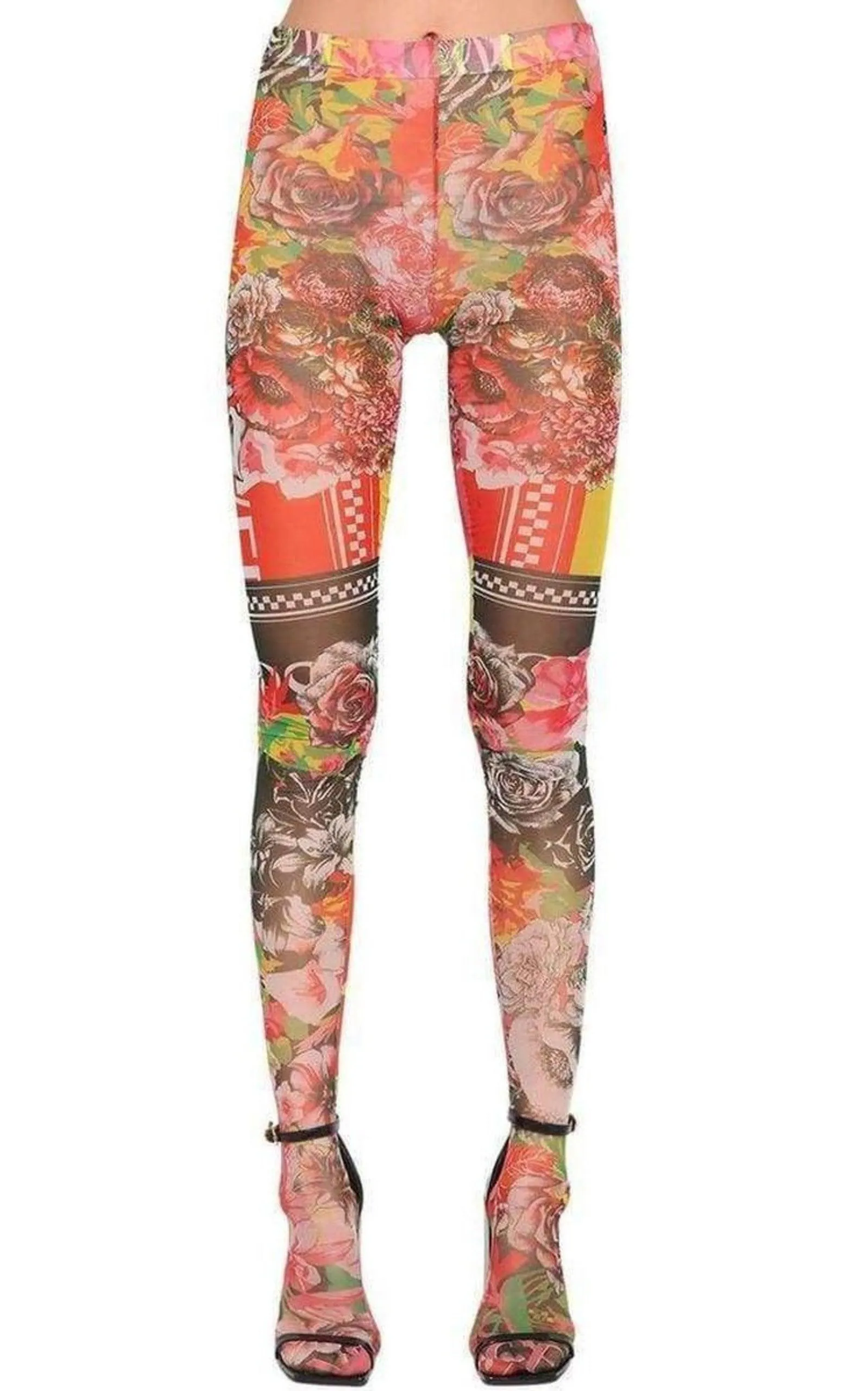 Sheer Printed Stretch Tulle Leggings sold by Runaway Catalog