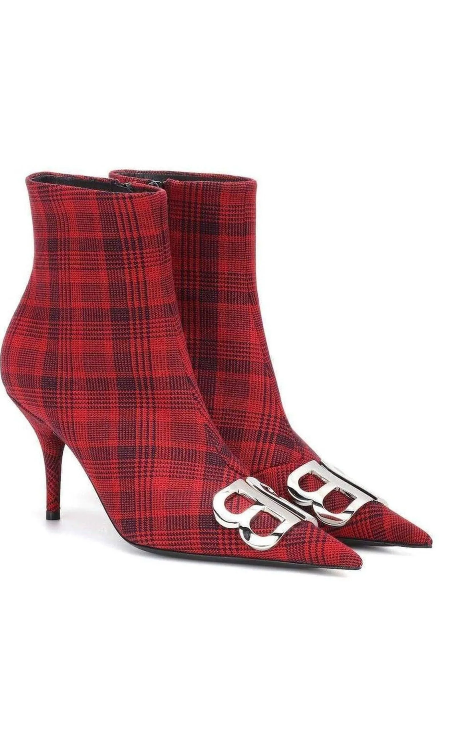 Logo Plaid Canvas Ankle Boots sold by Runaway Catalog product image thumbnail 4