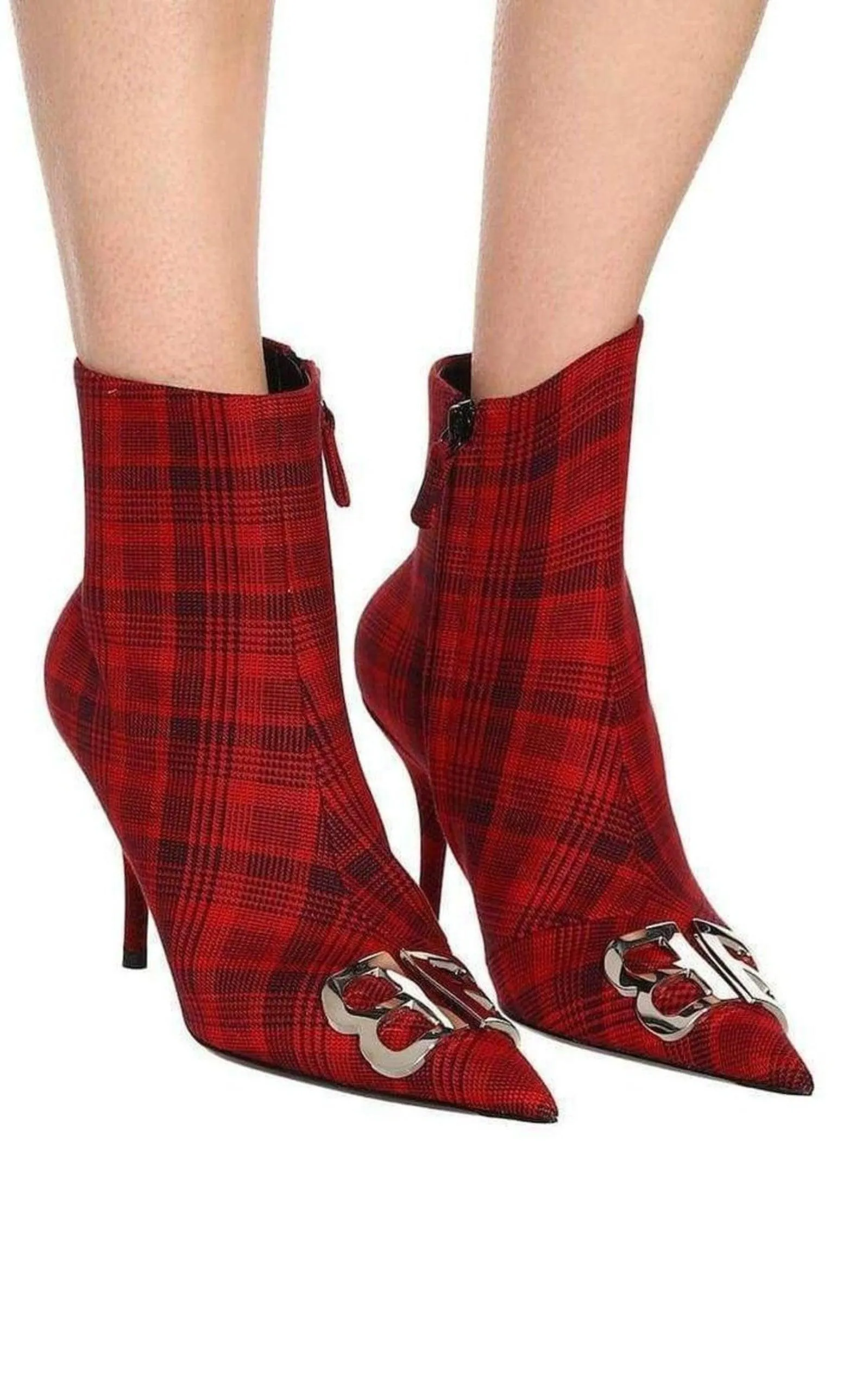 Logo Plaid Canvas Ankle Boots sold by Runaway Catalog product image thumbnail 2