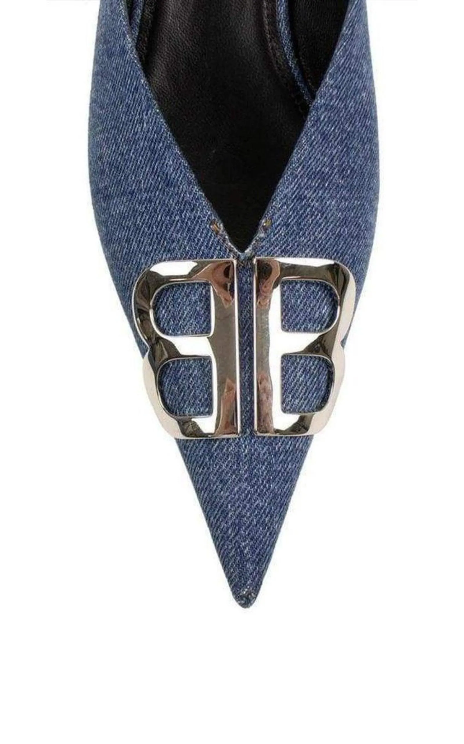 BB Denim Kitten-Heel Mules sold by Runaway Catalog product image thumbnail 5