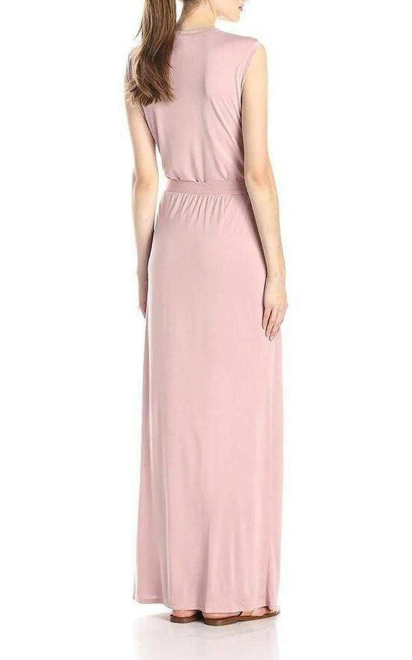 Pink Mylie Front Slit Long Dress sold by Runaway Catalog product image thumbnail 2