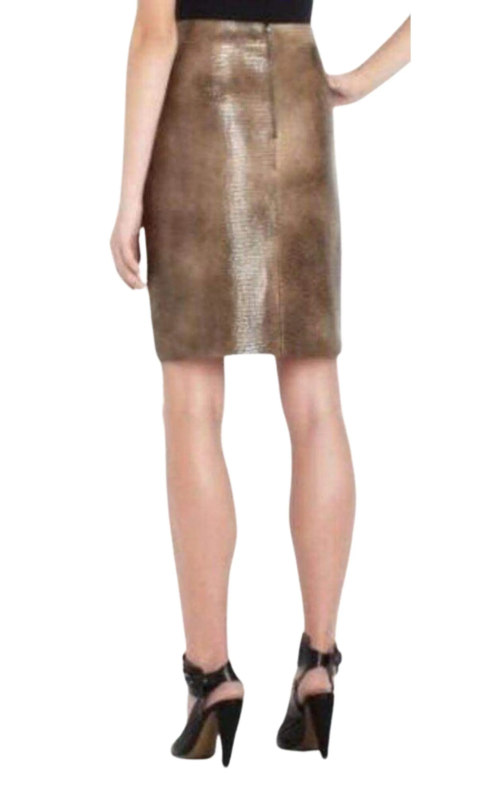 Leather Embossed Skirt sold by Runaway Catalog product image thumbnail 2