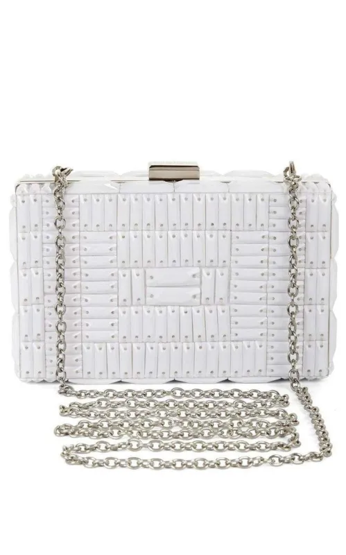 Lexi Large Beaded Box Clutch sold by Runaway Catalog