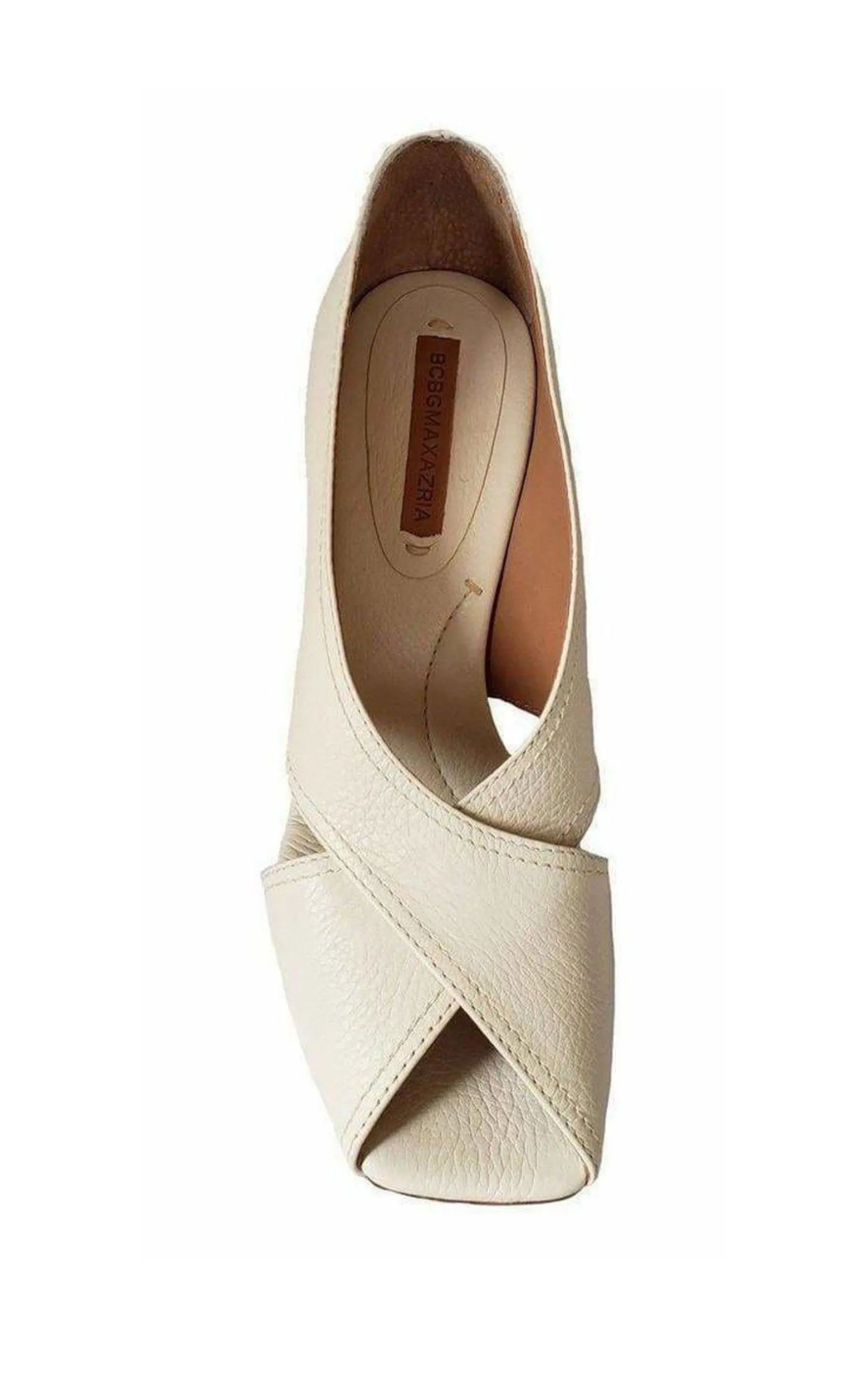 Raisa White Leather Wedge Sandal sold by Runaway Catalog product image thumbnail 4