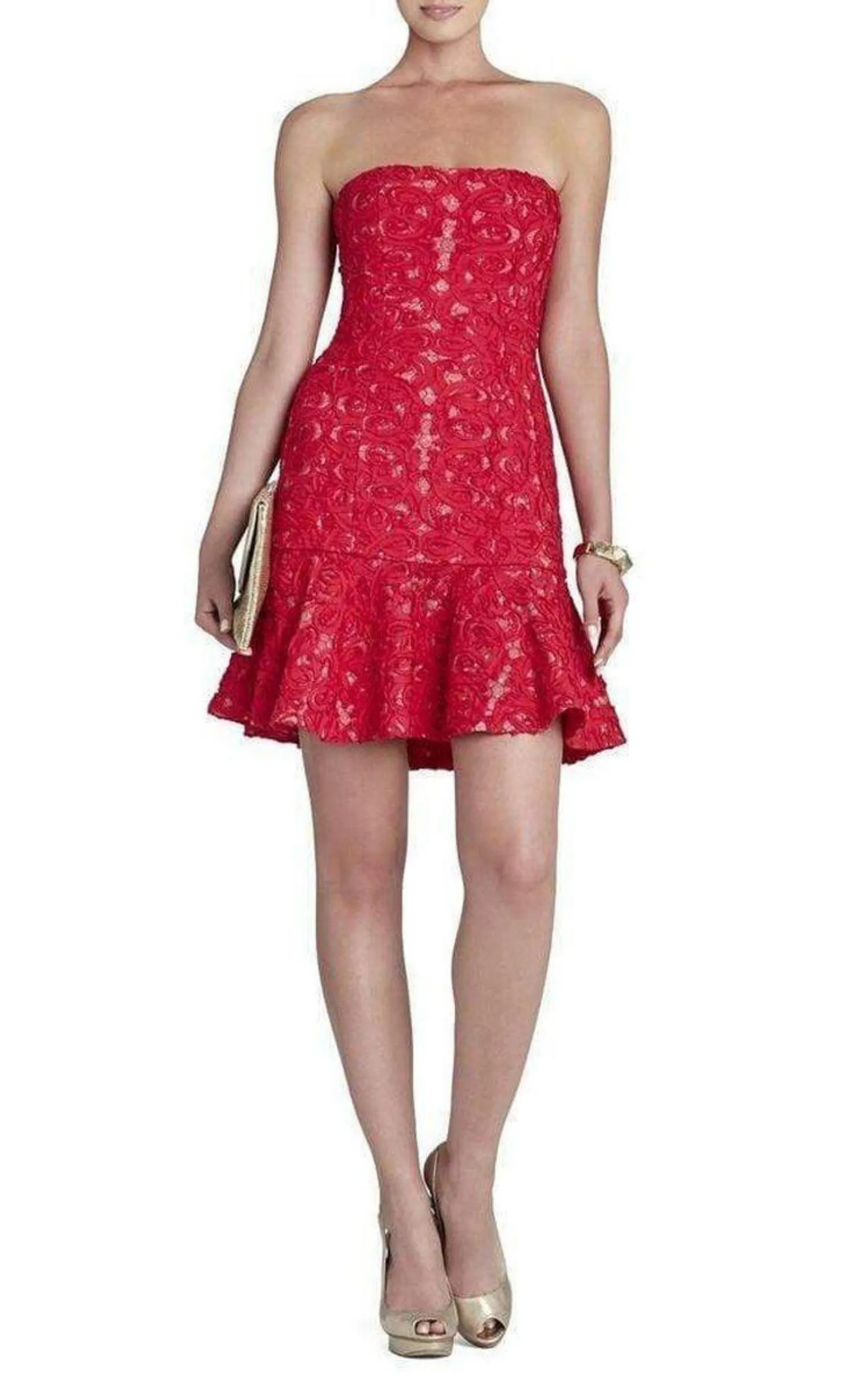 Marina Strapless Ruffle-Hem Dress sold by Runaway Catalog product image thumbnail 2