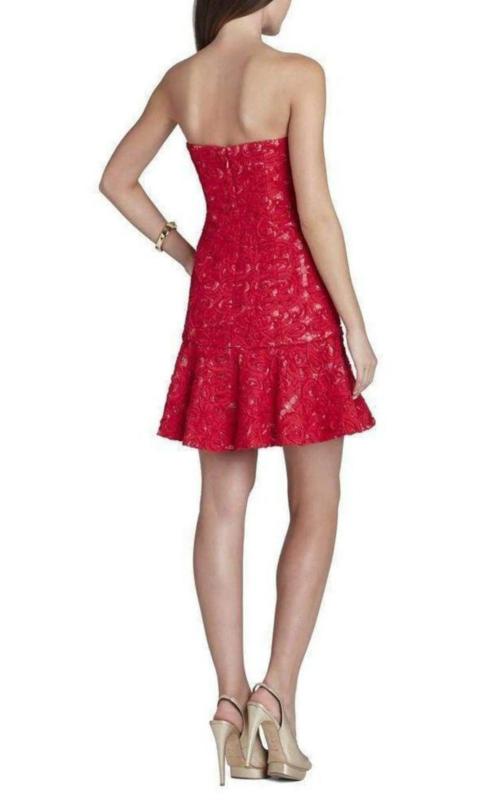 Marina Strapless Ruffle-Hem Dress sold by Runaway Catalog product image thumbnail 3