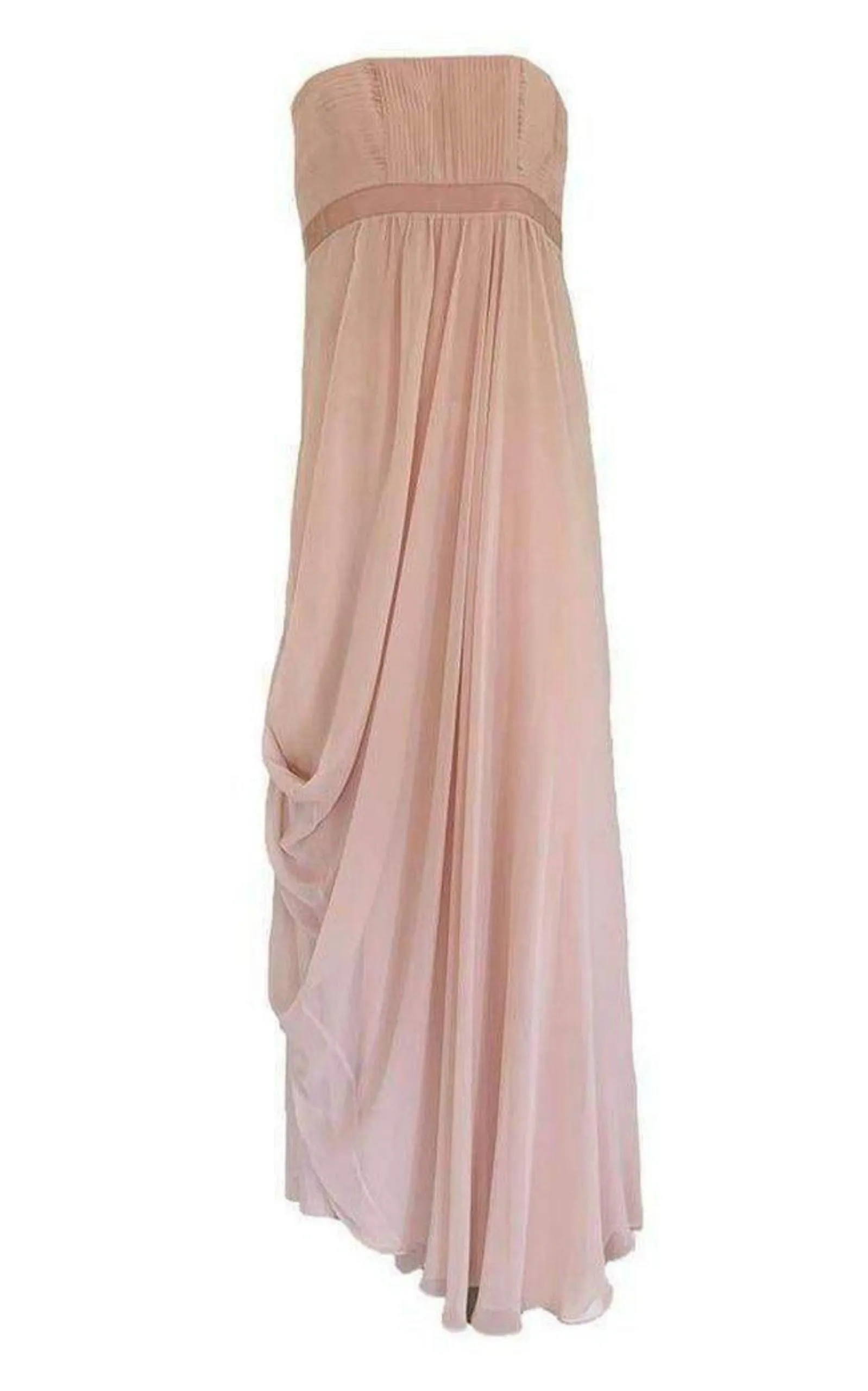 Cascade Bare Pink Strapless Gown sold by Runaway Catalog
