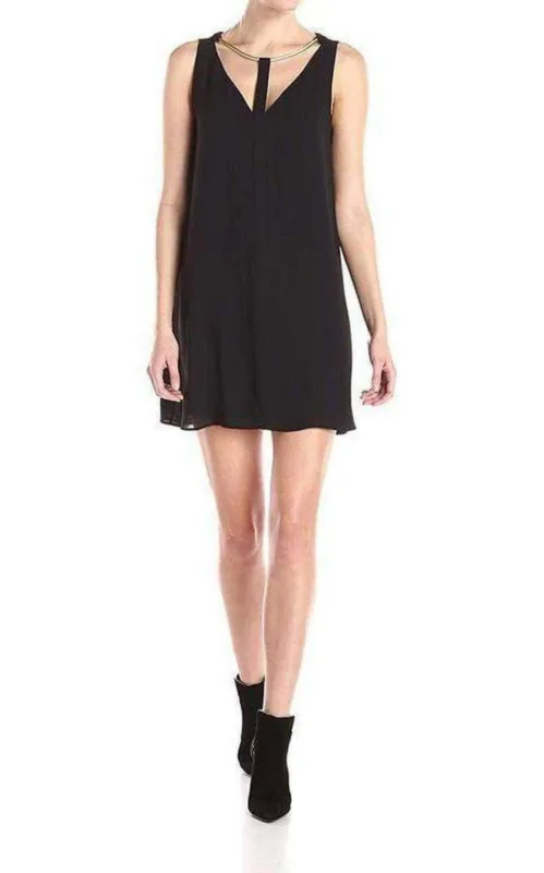 Viviene V-Neck with Rope Trim Dress made by BCBGMaxAzria