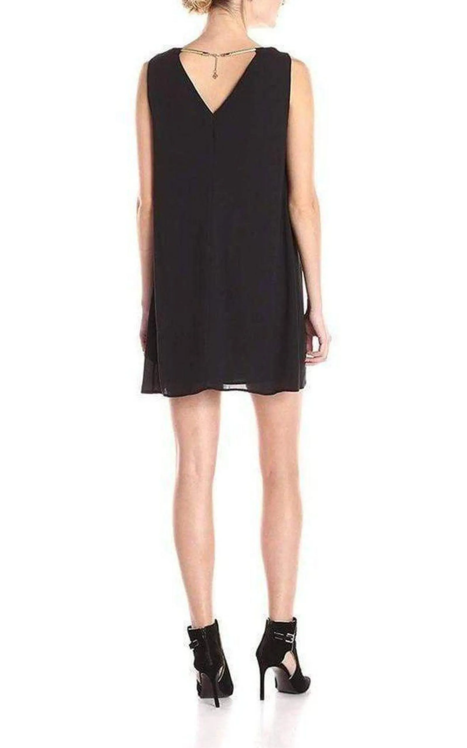 Viviene V-Neck with Rope Trim Dress sold by Runaway Catalog product image thumbnail 2