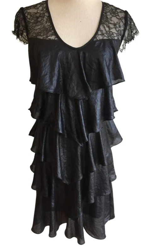 Woven Tiered Lace Dress made by Runaway Catalog