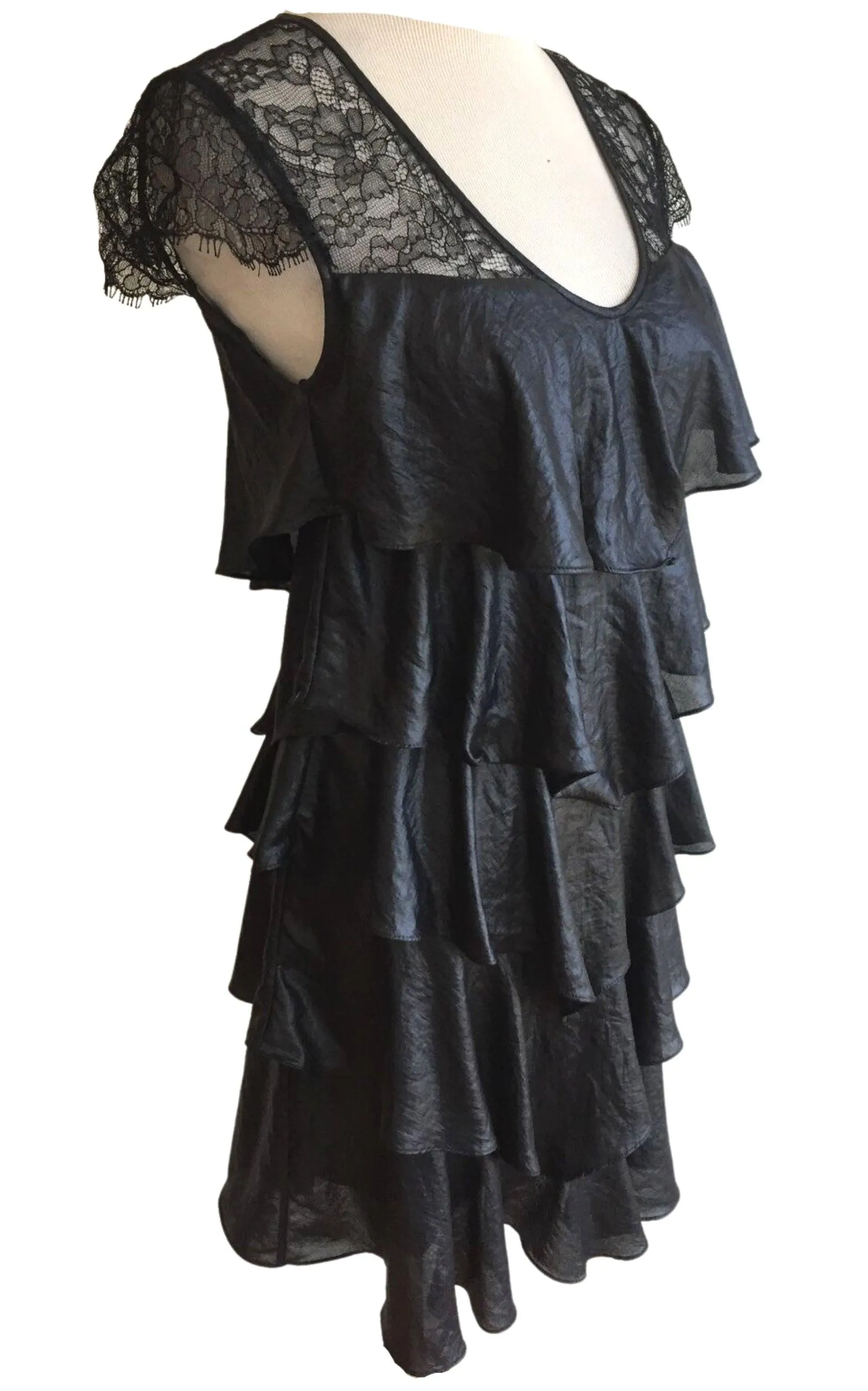 Woven Tiered Lace Dress sold by Runaway Catalog product image thumbnail 2