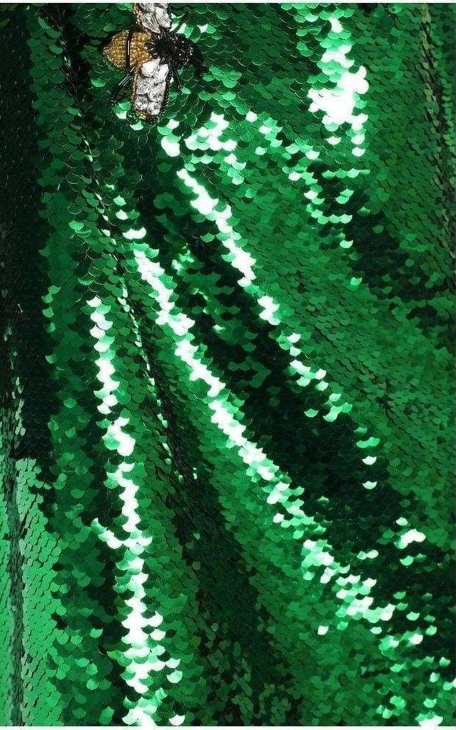Embellished Sequined Mesh Mini Dress sold by Runaway Catalog product image thumbnail 4