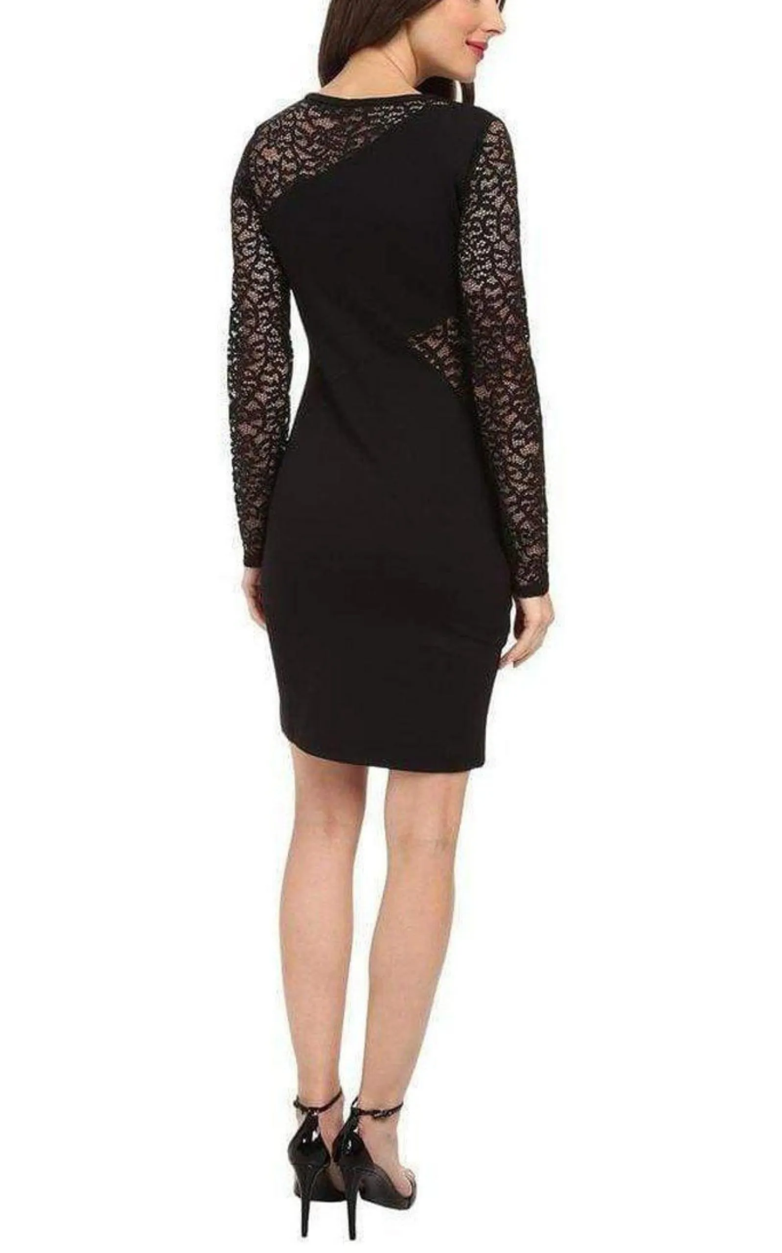 Jorden Lace-Contrast Body-Con Dress sold by Runaway Catalog product image thumbnail 4