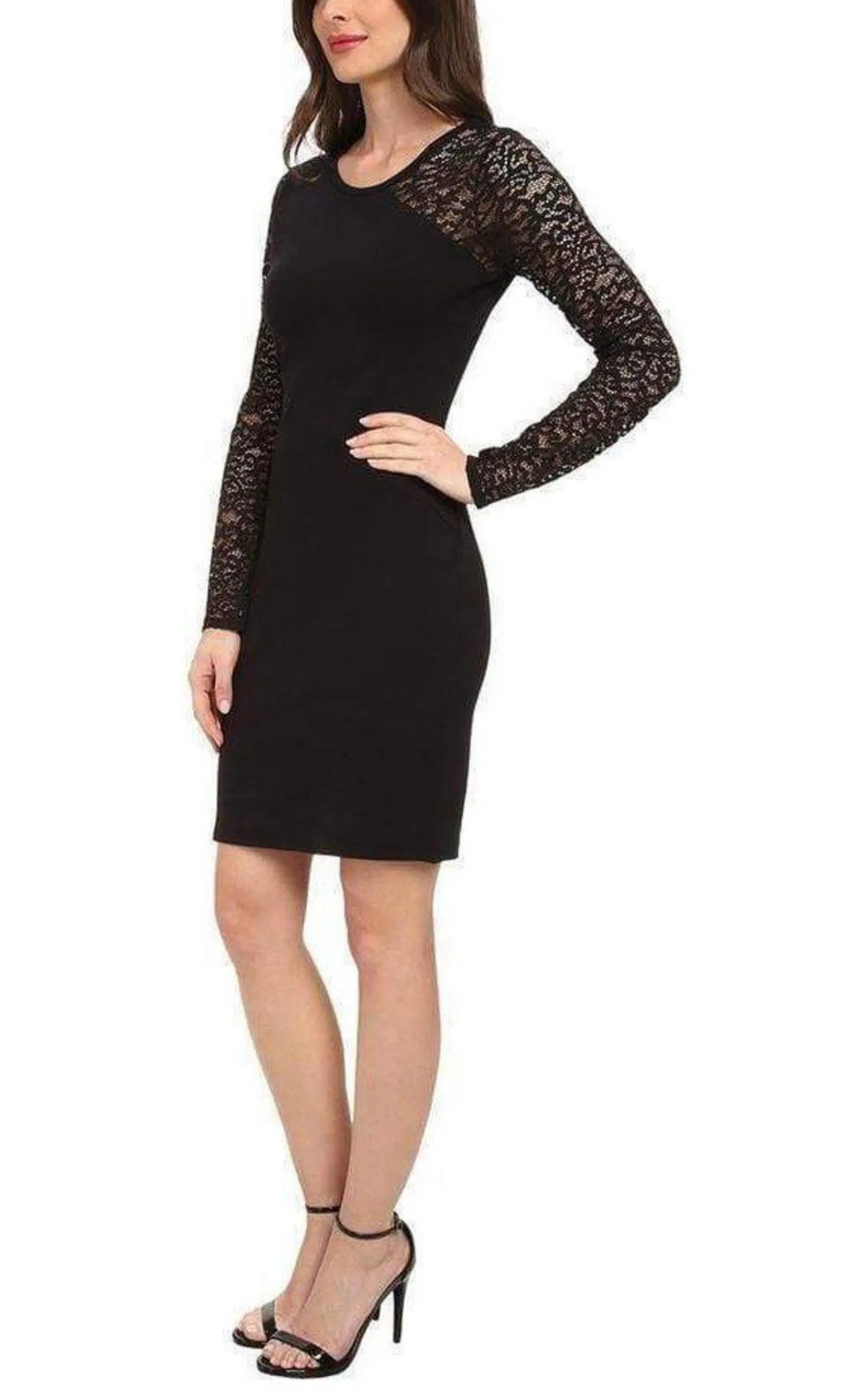 Jorden Lace-Contrast Body-Con Dress sold by Runaway Catalog product image thumbnail 3