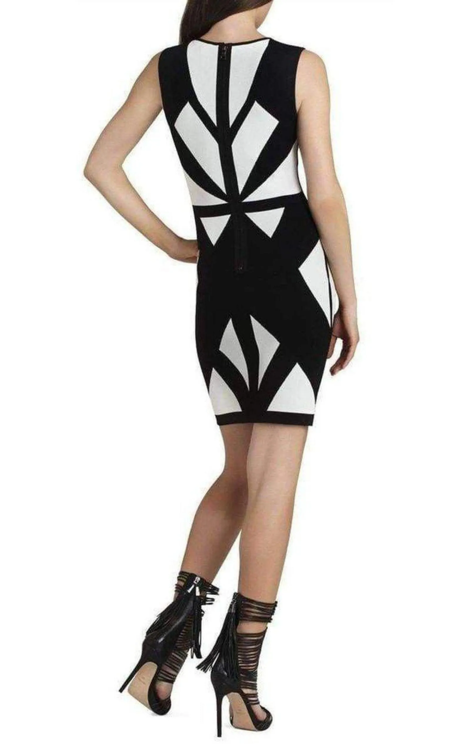 Evinna Geometric Jacquard Dress sold by Runaway Catalog product image thumbnail 3