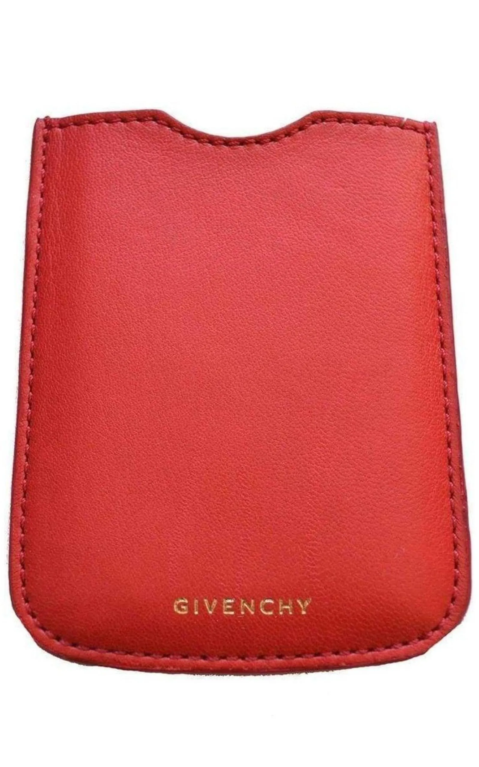 Givenchy Red Leather Phone or Credit Card Case sold by Runaway Catalog