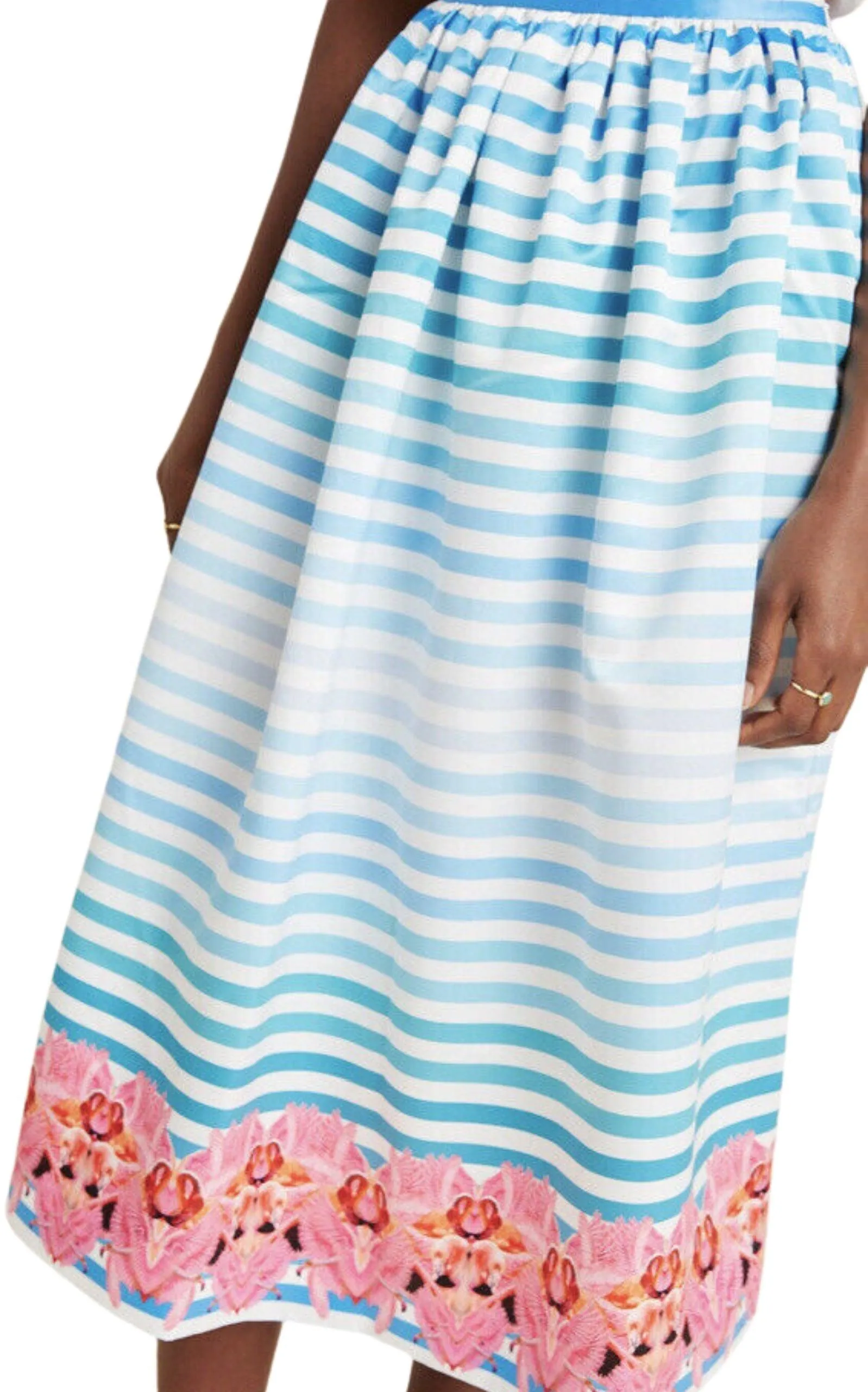 Pleated Print A-Line Skirt sold by Runaway Catalog product image thumbnail 3