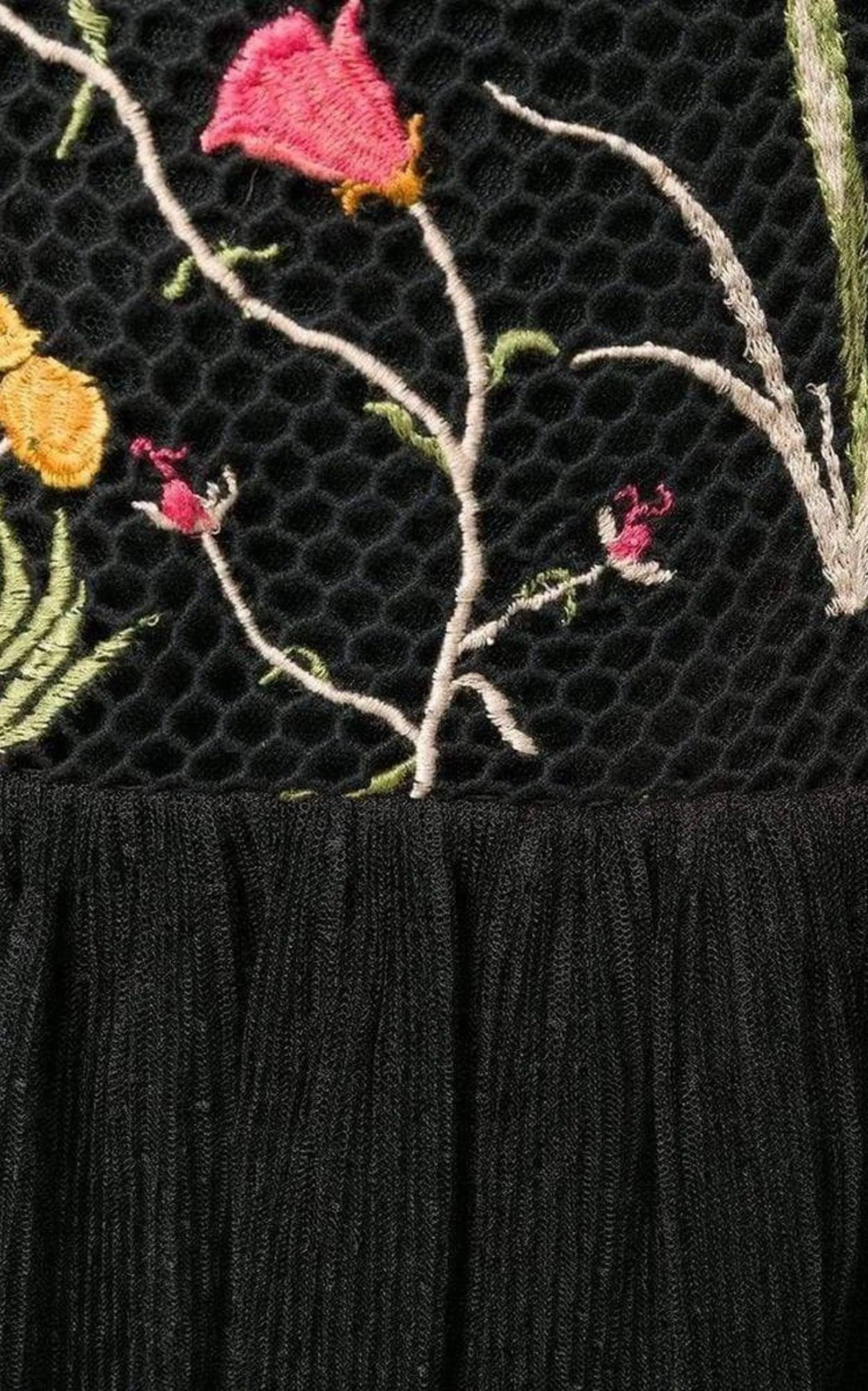 Embroidered Flower Lace Dress sold by Runaway Catalog product image thumbnail 5