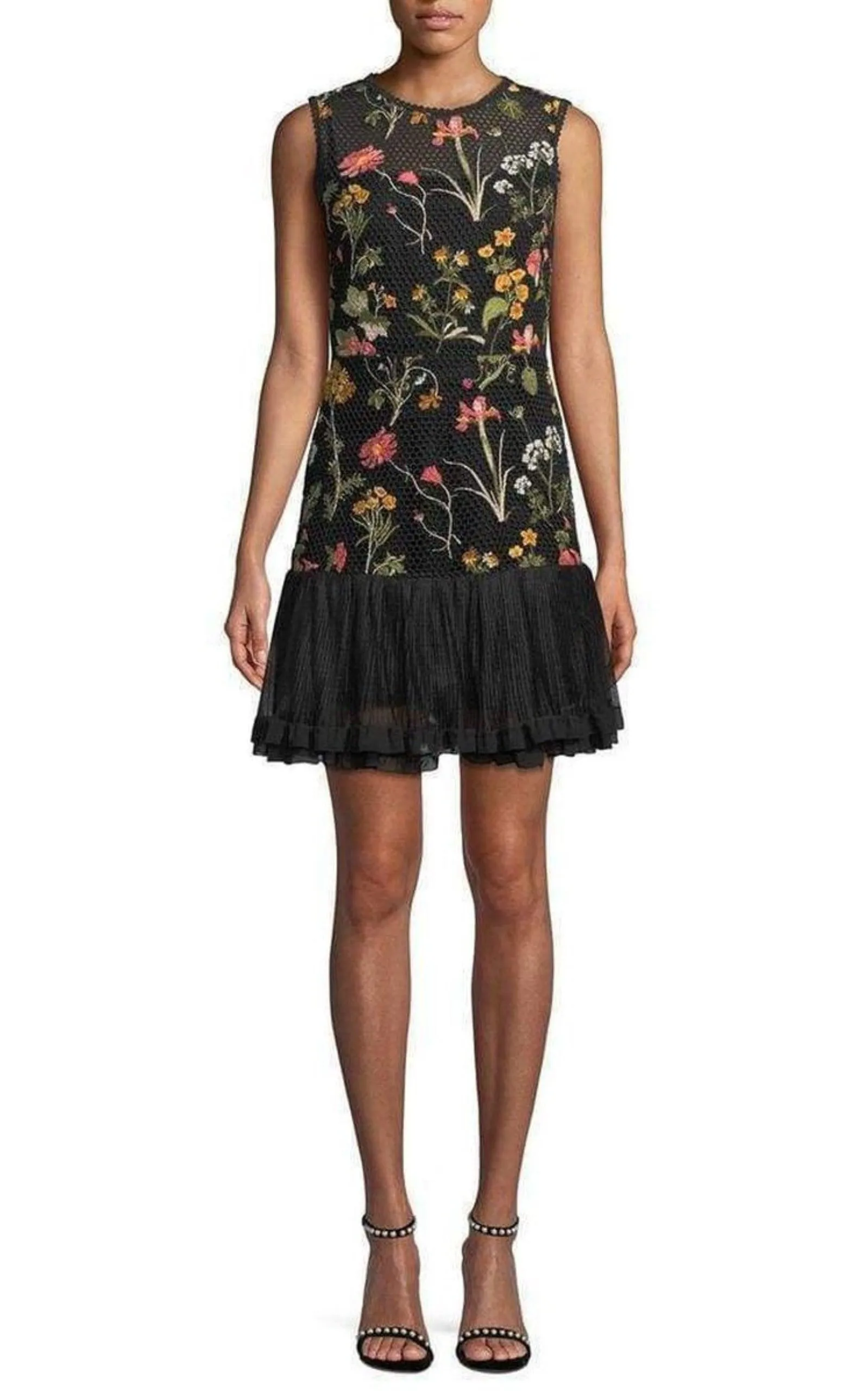 Embroidered Flower Lace Dress sold by Runaway Catalog product image thumbnail 2