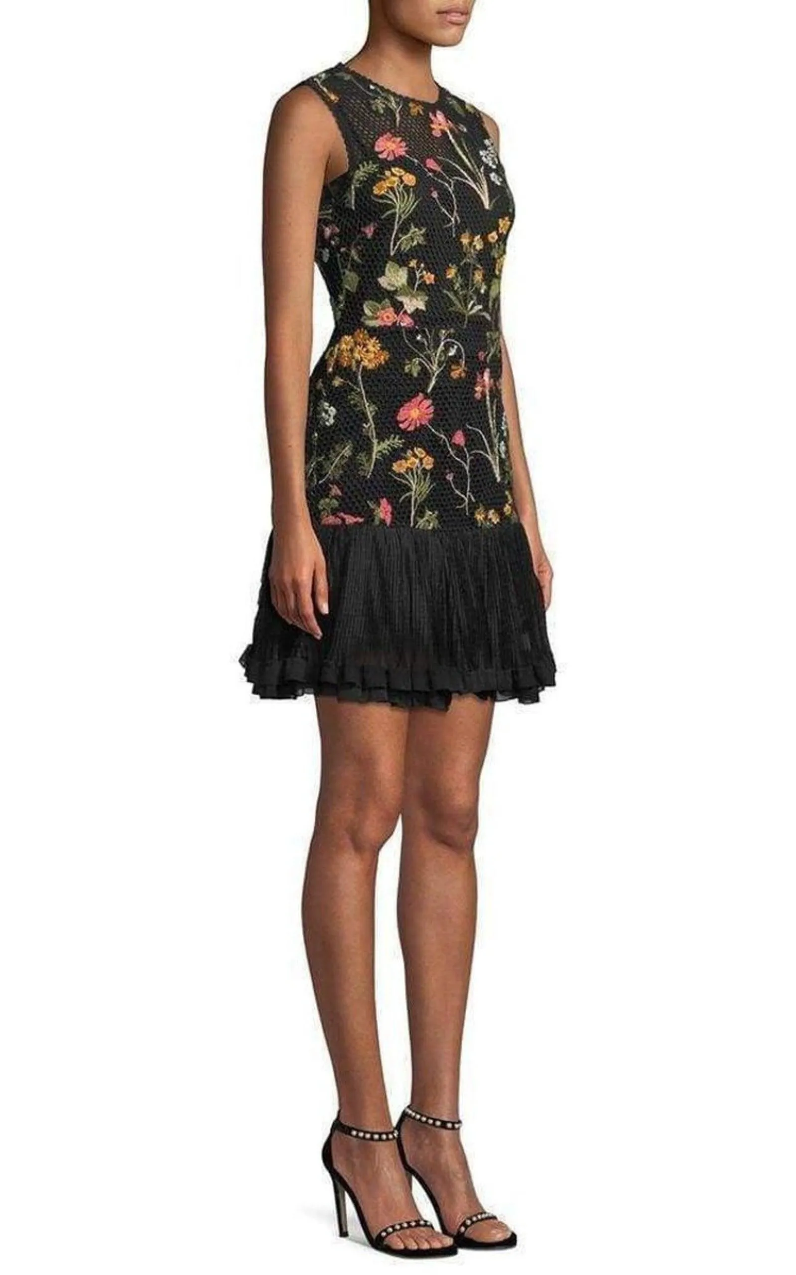 Embroidered Flower Lace Dress sold by Runaway Catalog product image thumbnail 3