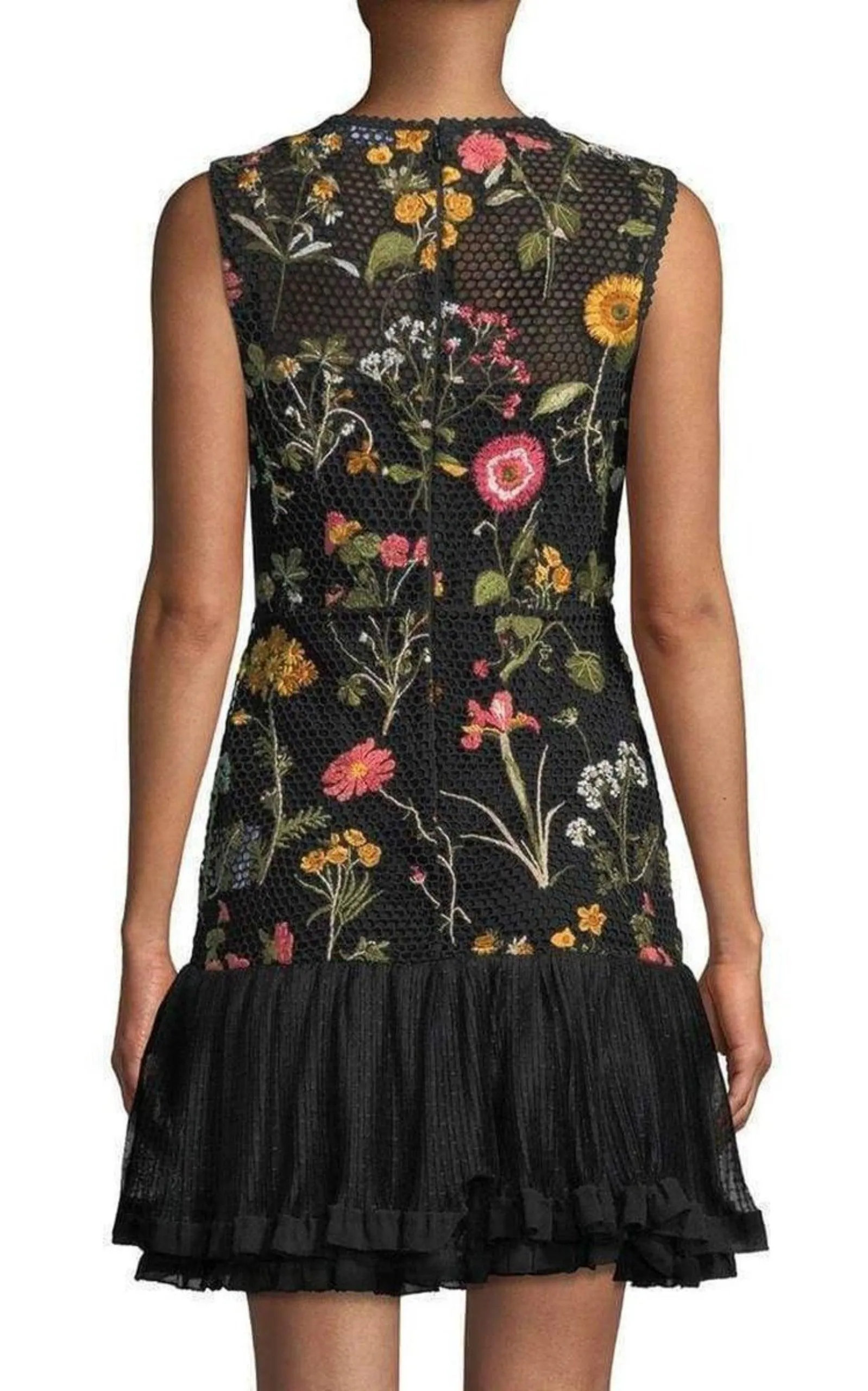Embroidered Flower Lace Dress sold by Runaway Catalog product image thumbnail 4