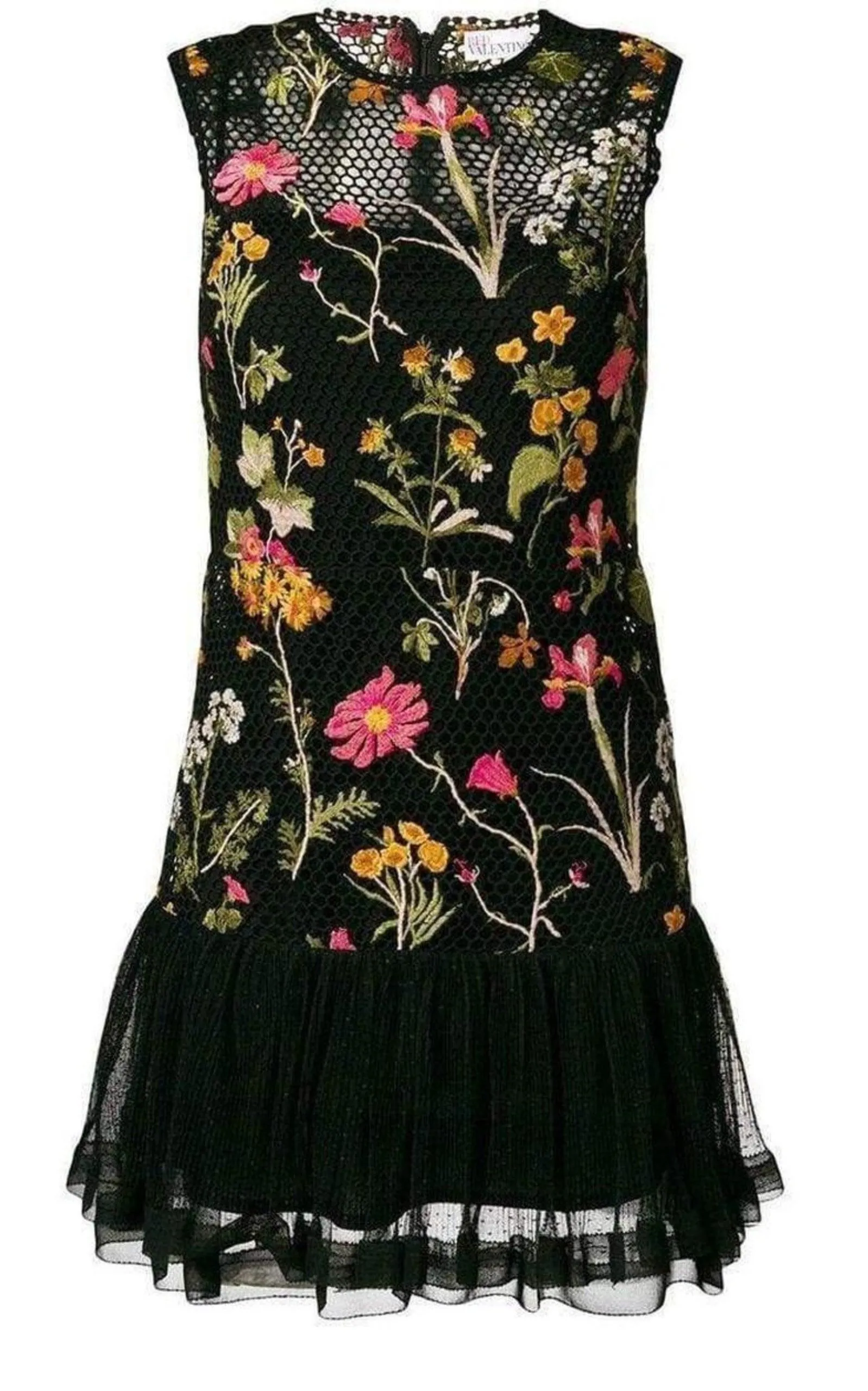 Embroidered Flower Lace Dress sold by Runaway Catalog