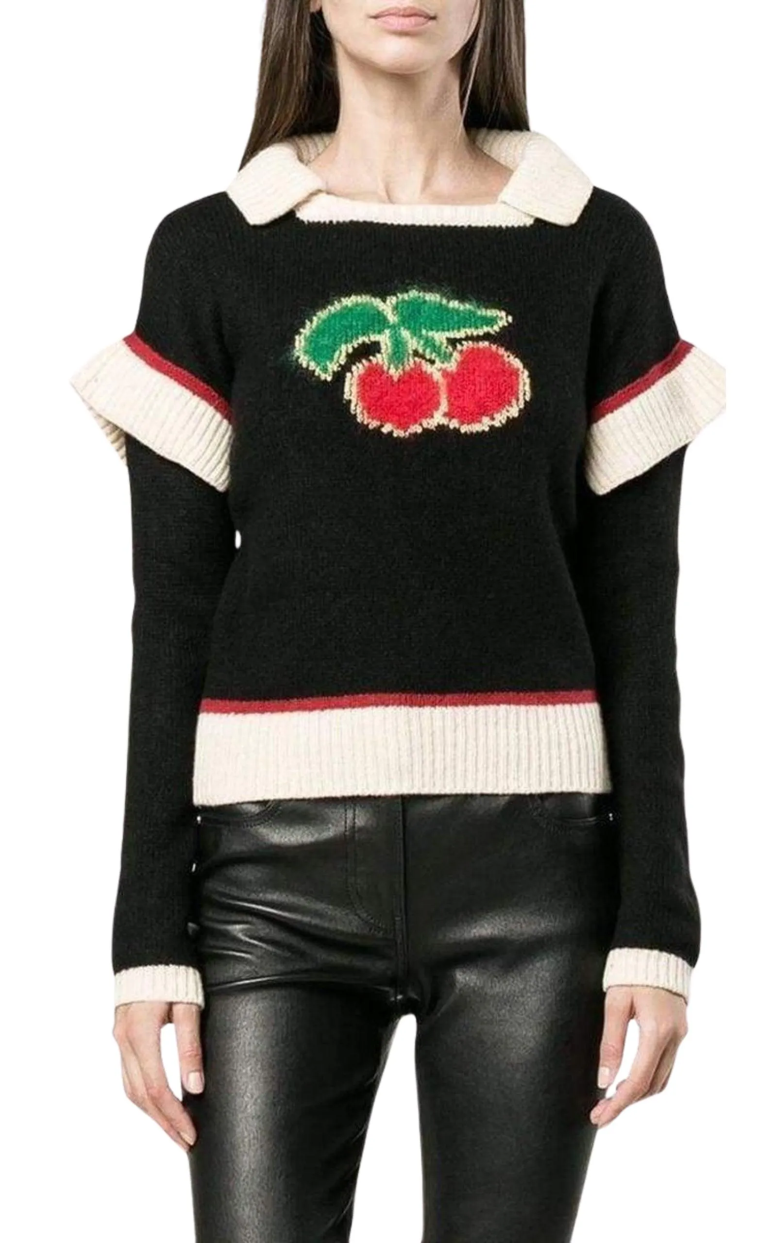 Wool Blend Cherry Sweater sold by Runaway Catalog product image thumbnail 3