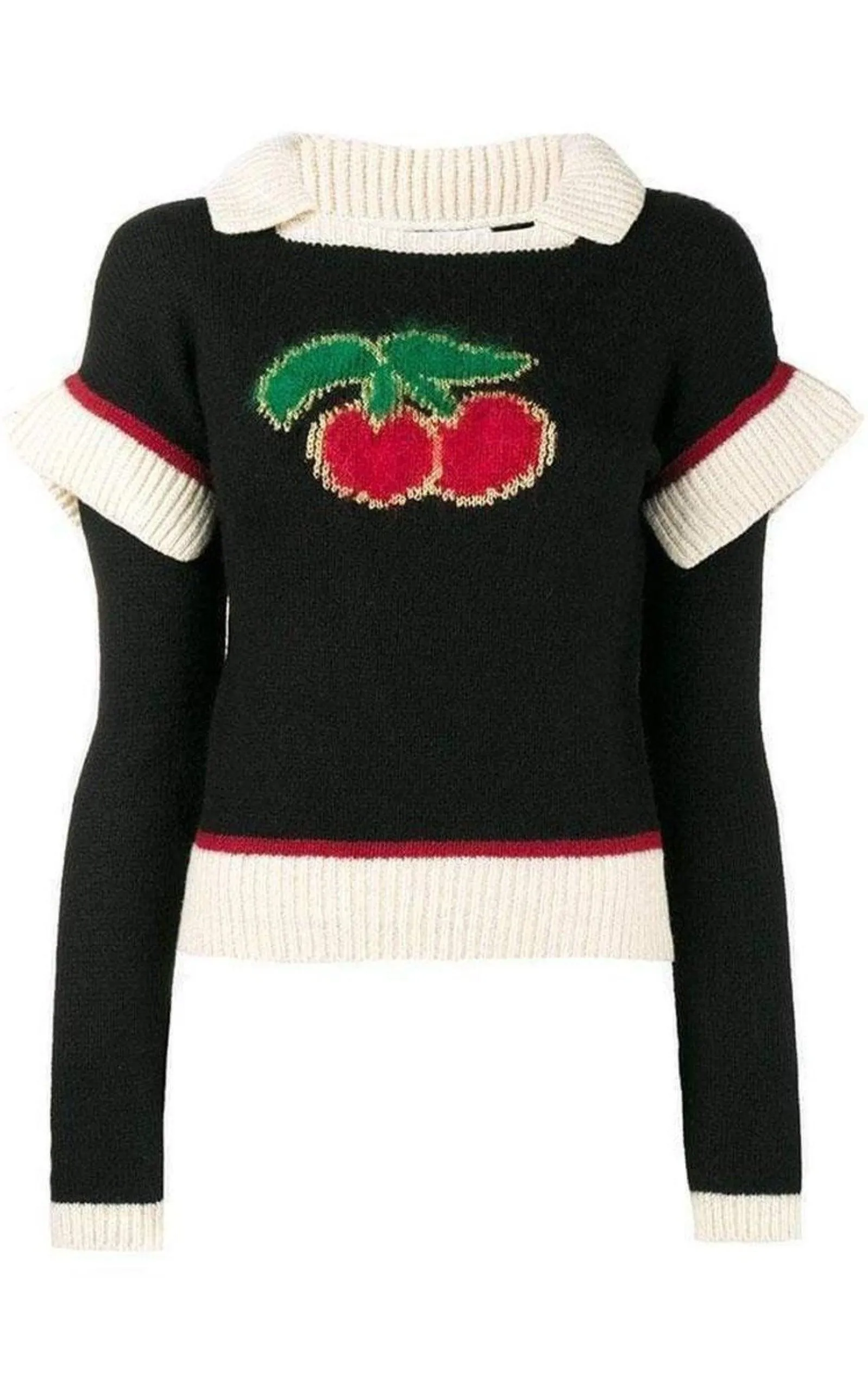 Wool Blend Cherry Sweater sold by Runaway Catalog