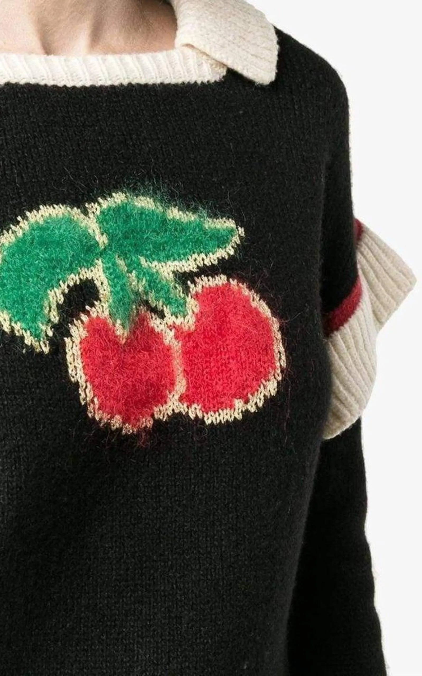 Wool Blend Cherry Sweater sold by Runaway Catalog product image thumbnail 5