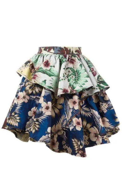 Floral Print Skirt sold by Runaway Catalog