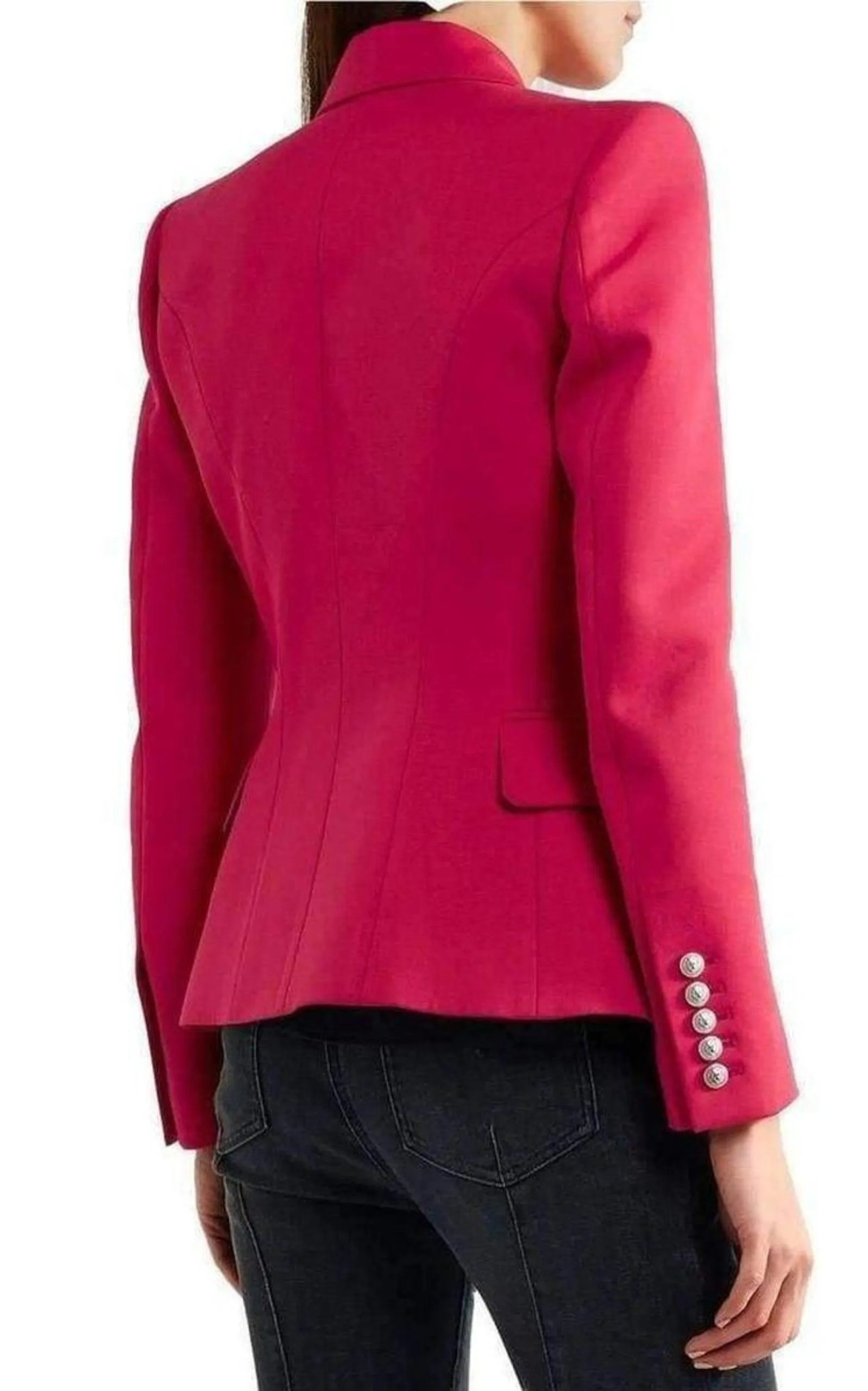 Double Breasted Red Wool Blazer sold by Runaway Catalog product image thumbnail 4