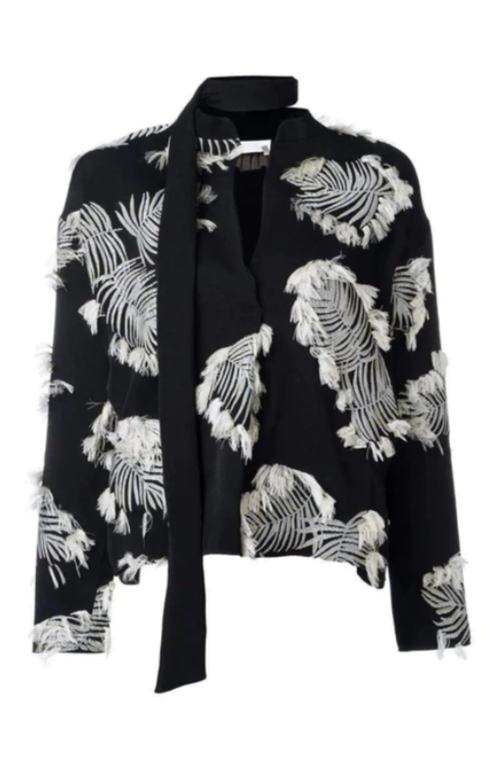 Palm Jacquard Blouse sold by Runaway Catalog