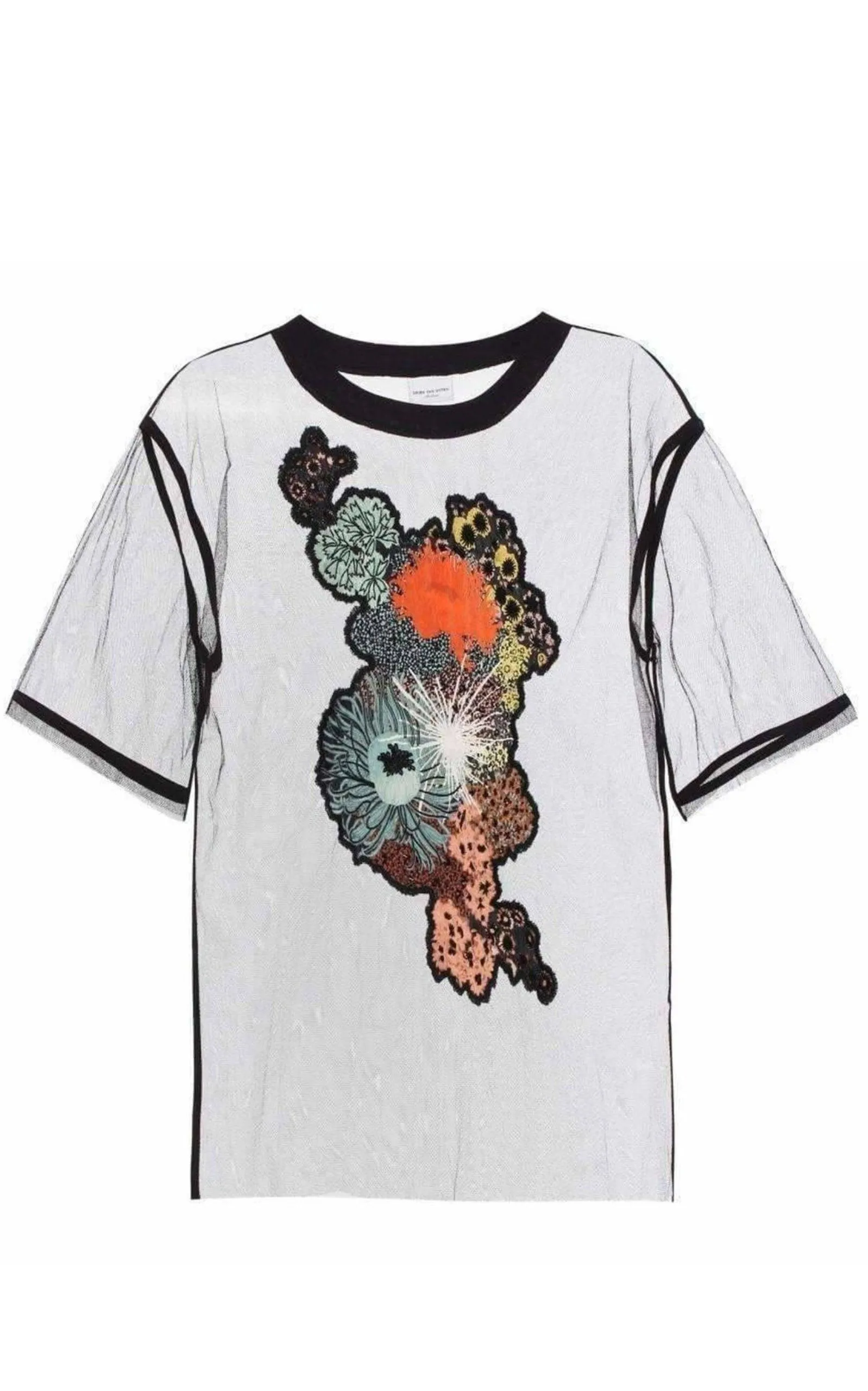 Black Mesh Sheer Shirt sold by Runaway Catalog