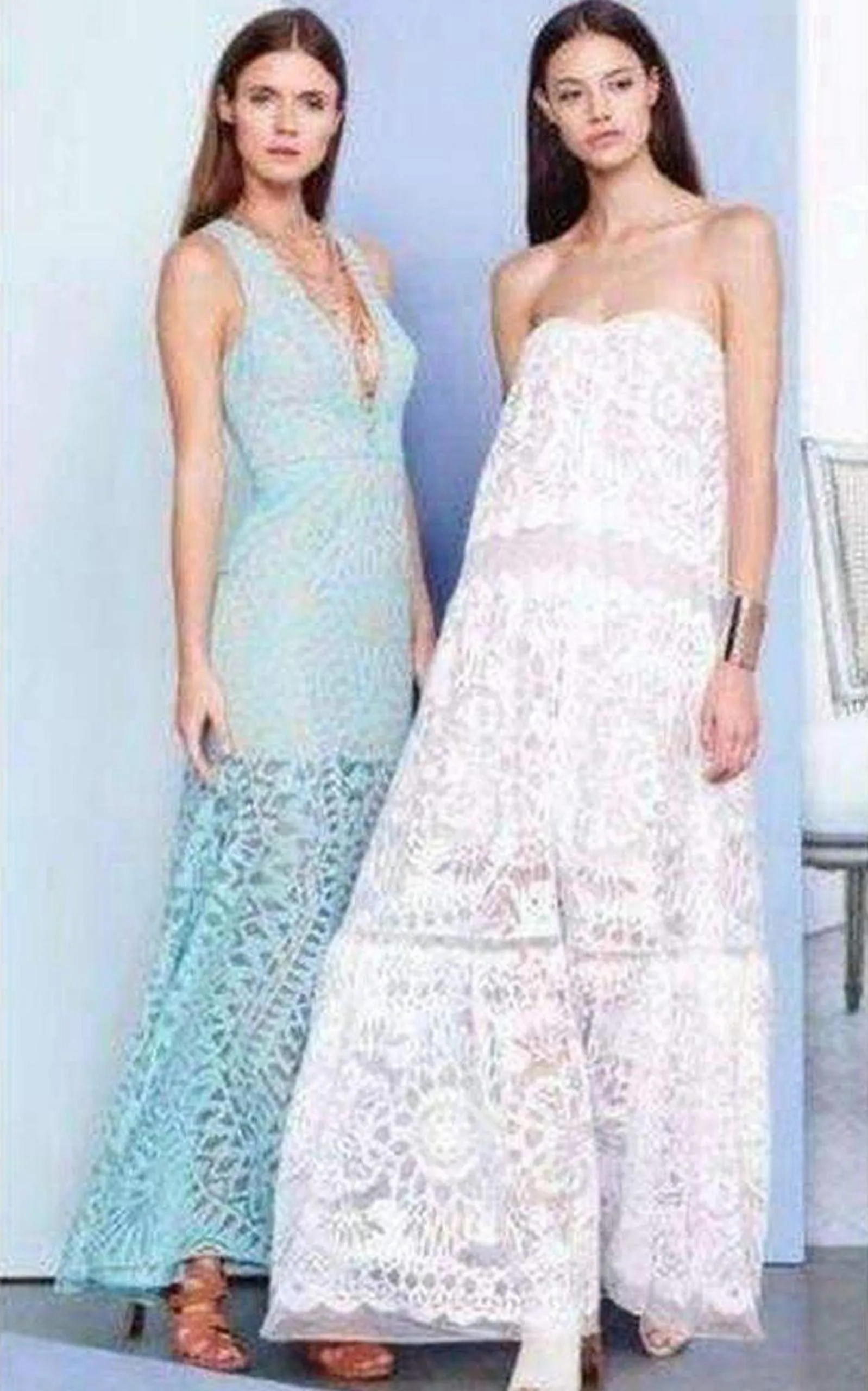 Strapless Bottom Ruffle Cotton Gown sold by Runaway Catalog product image thumbnail 4